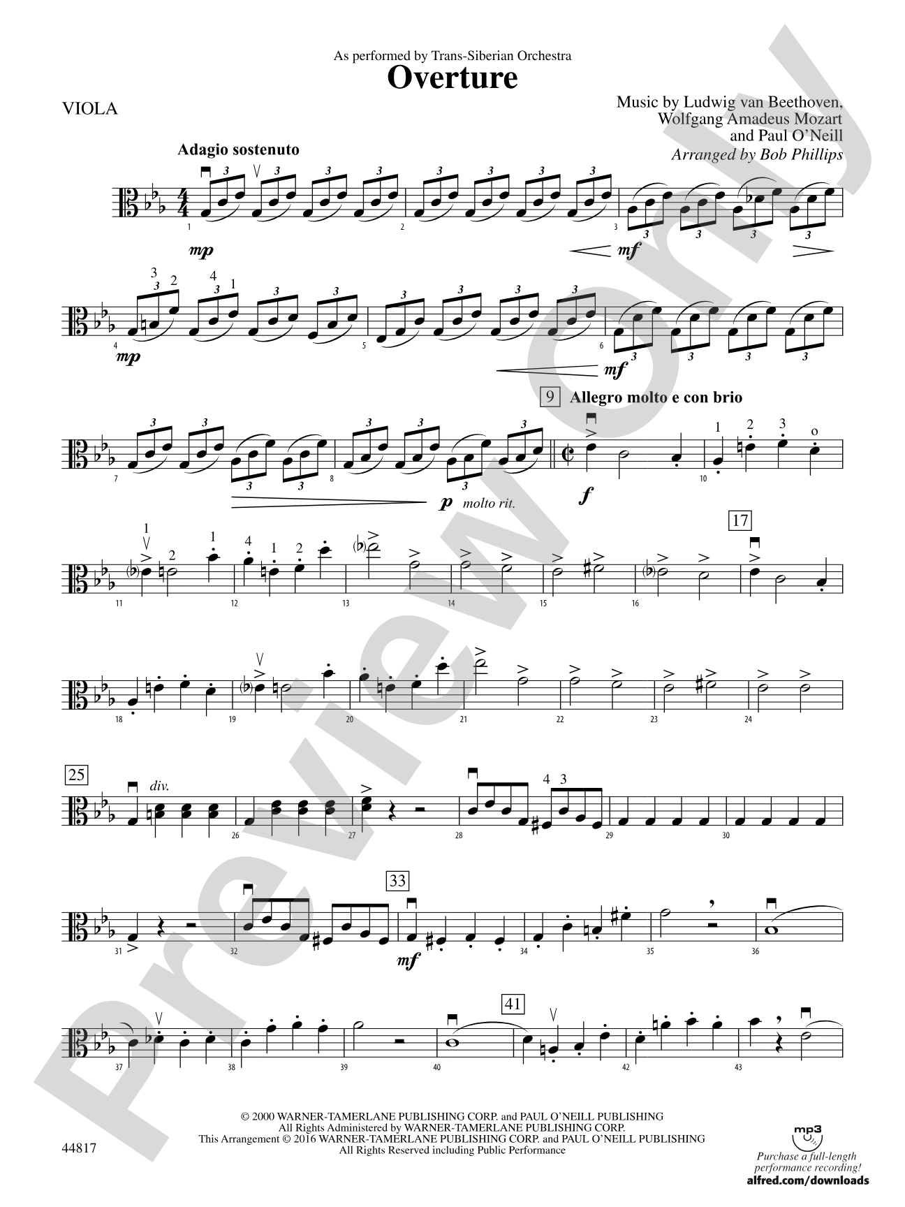 Overture: Viola