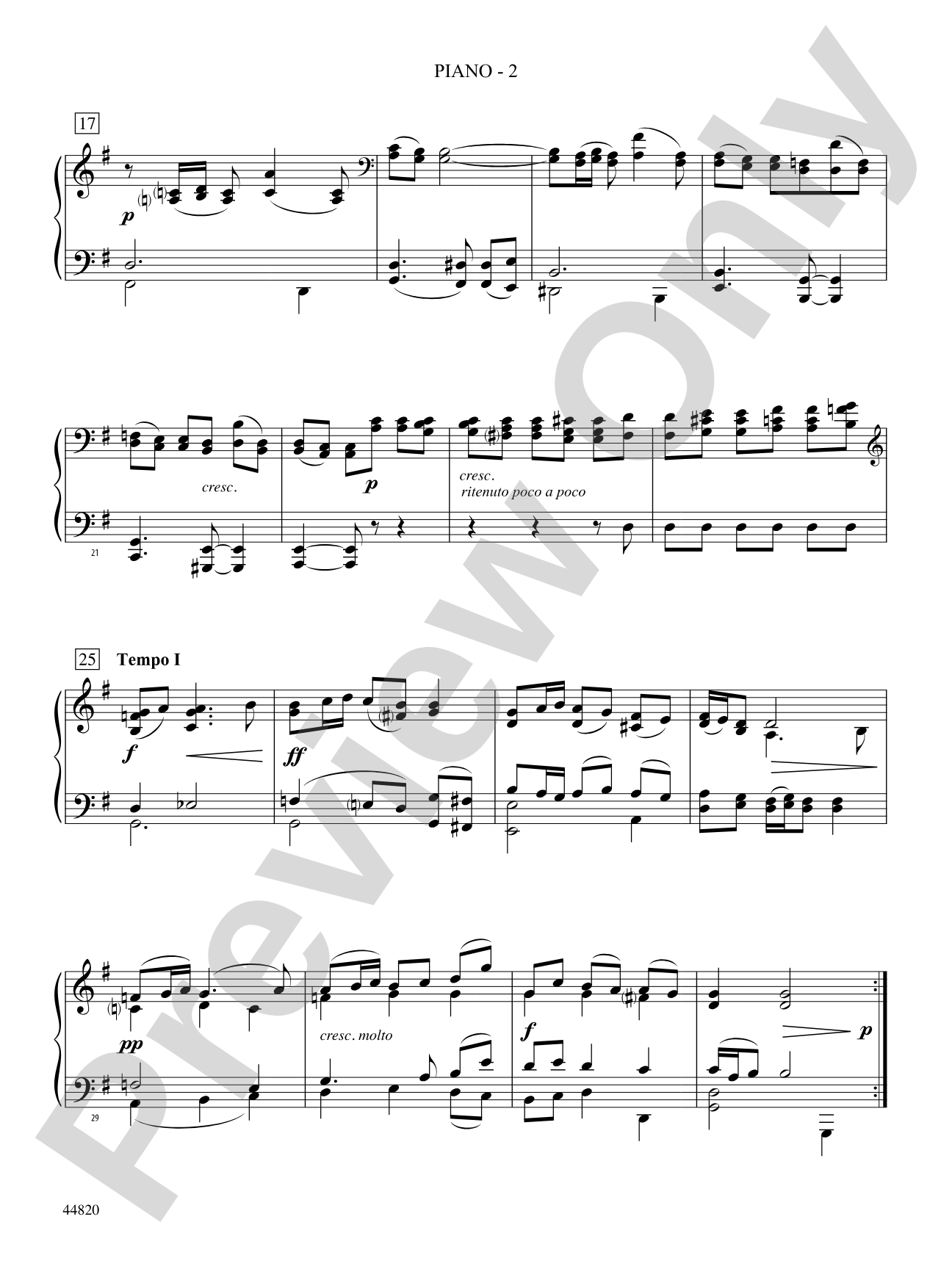 The Holberg Suite: Piano Accompaniment