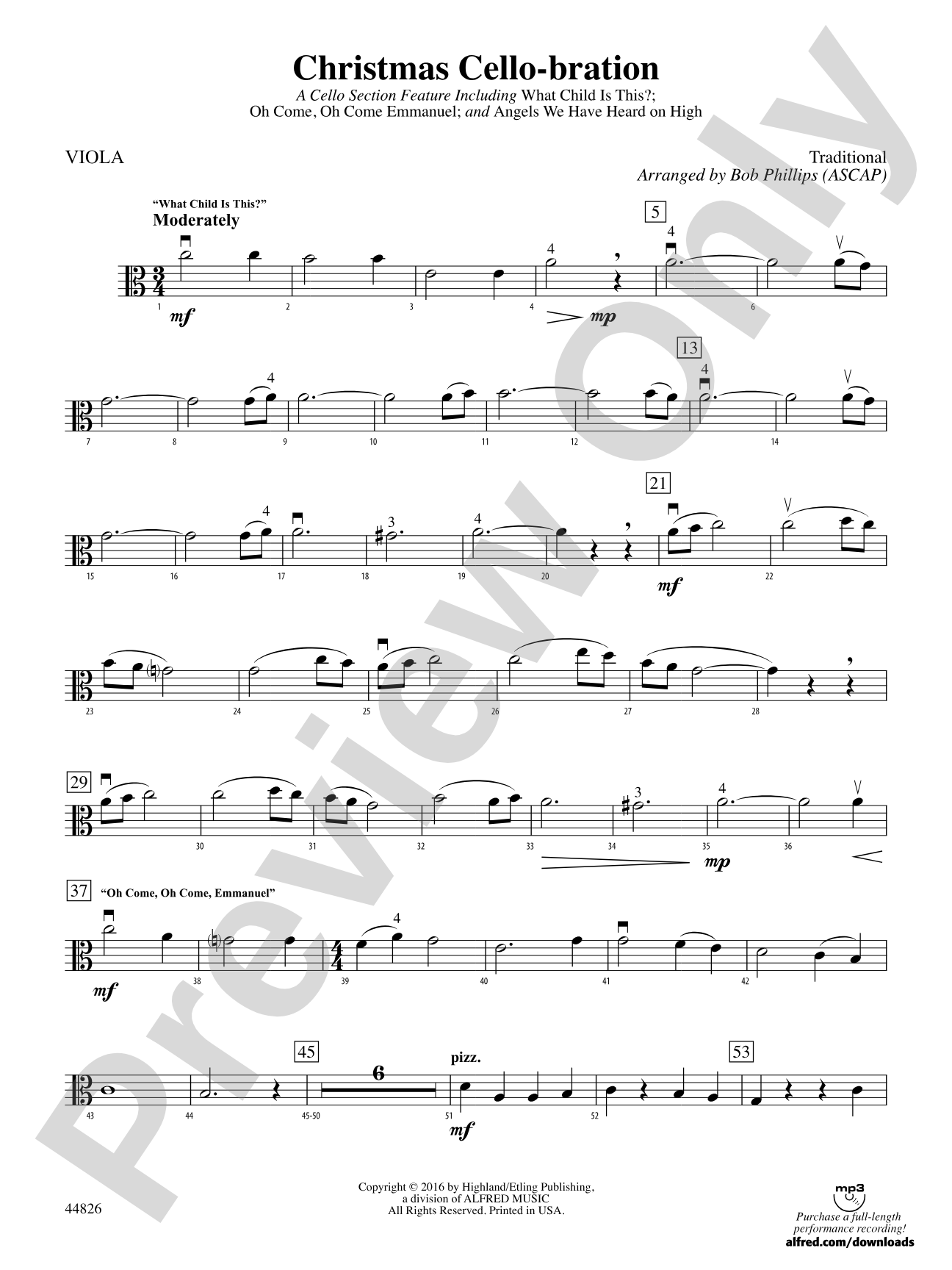 Christmas Cello-bration: Viola