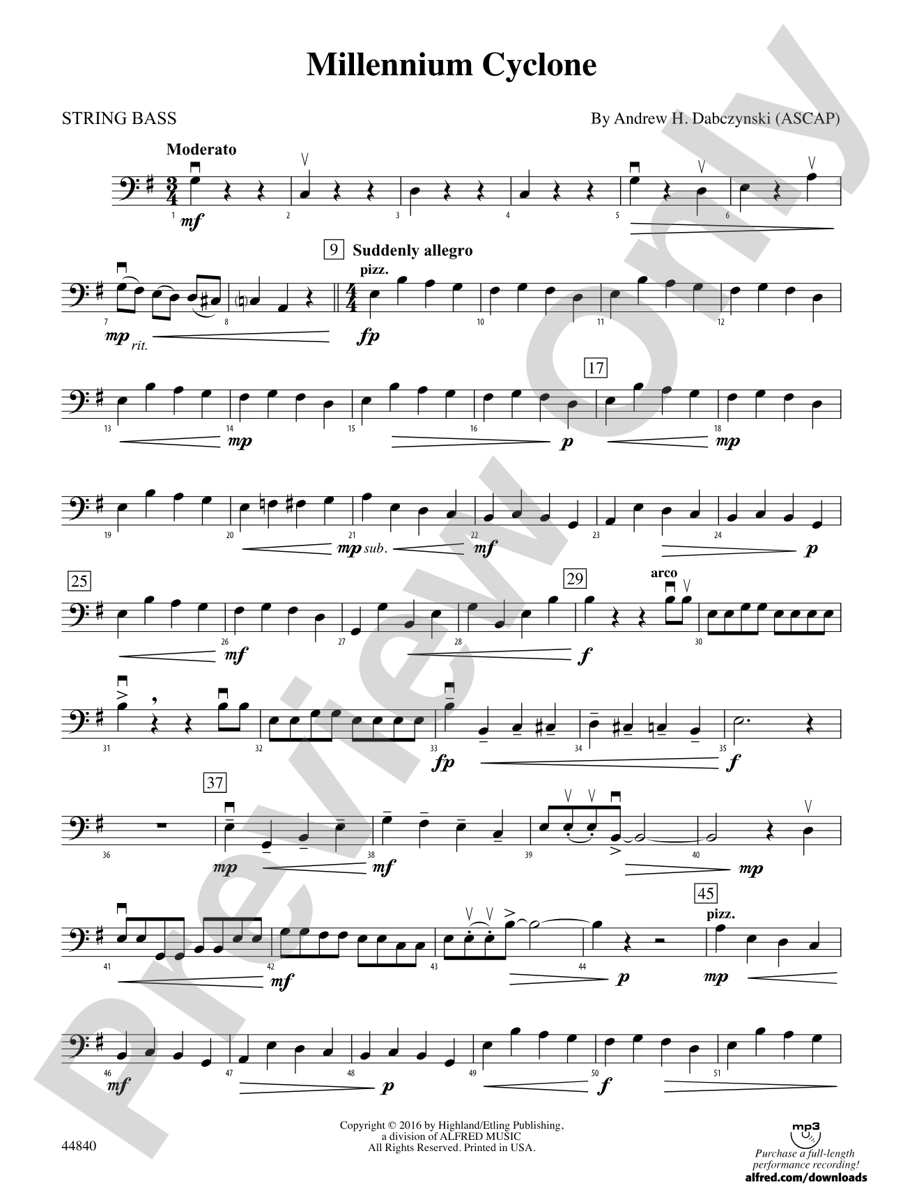 Millennium Cyclone: String Bass
