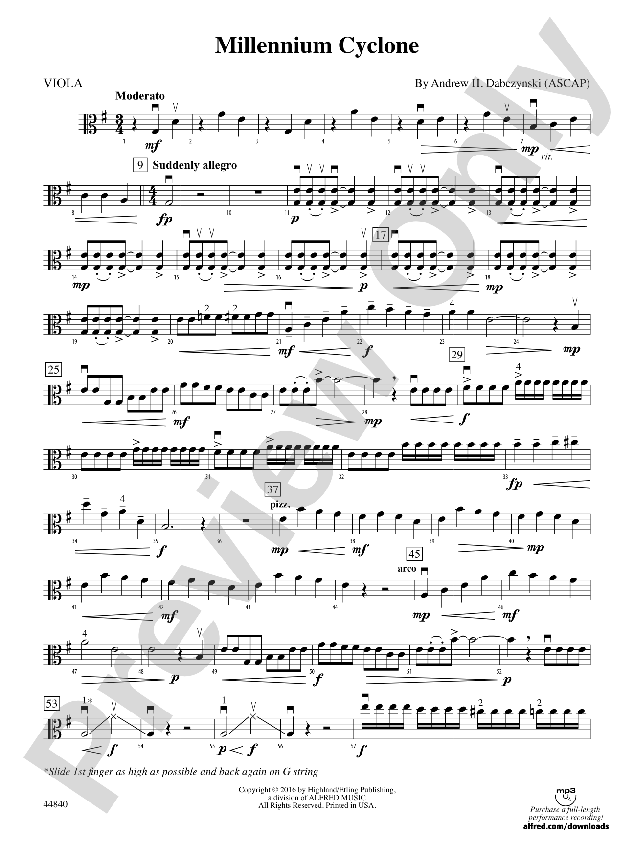 Millennium Cyclone: Viola