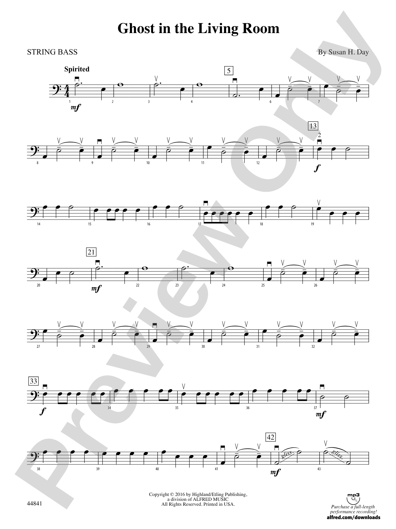 Ghost in the Living Room: String Bass
