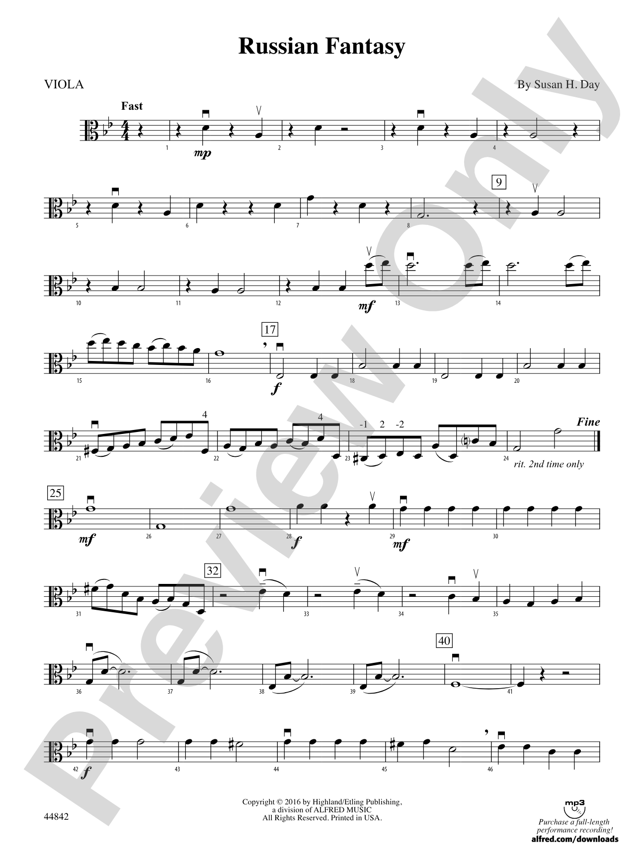 Russian Fantasy: Viola