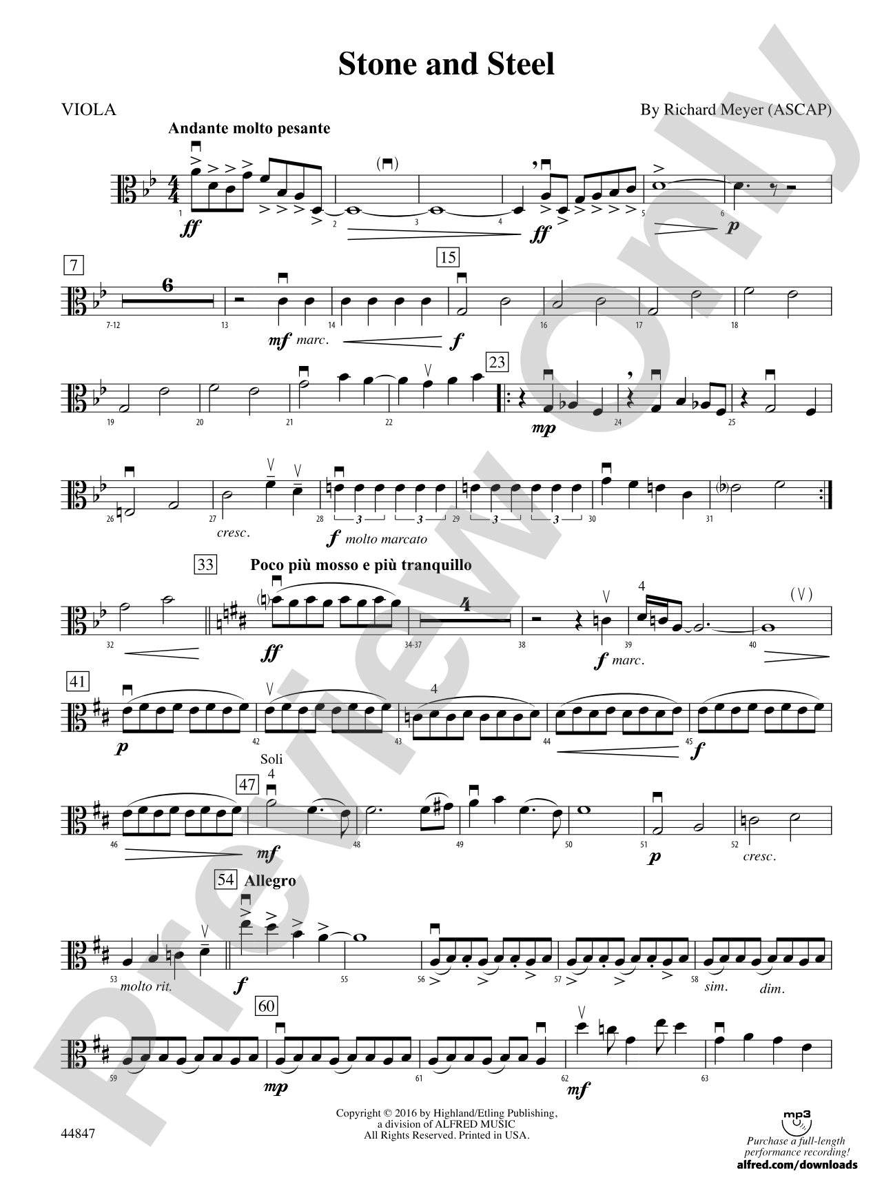 Stone and Steel: Viola