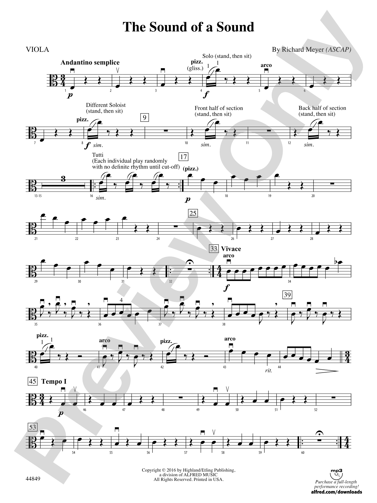 The Sound of a Sound: Viola