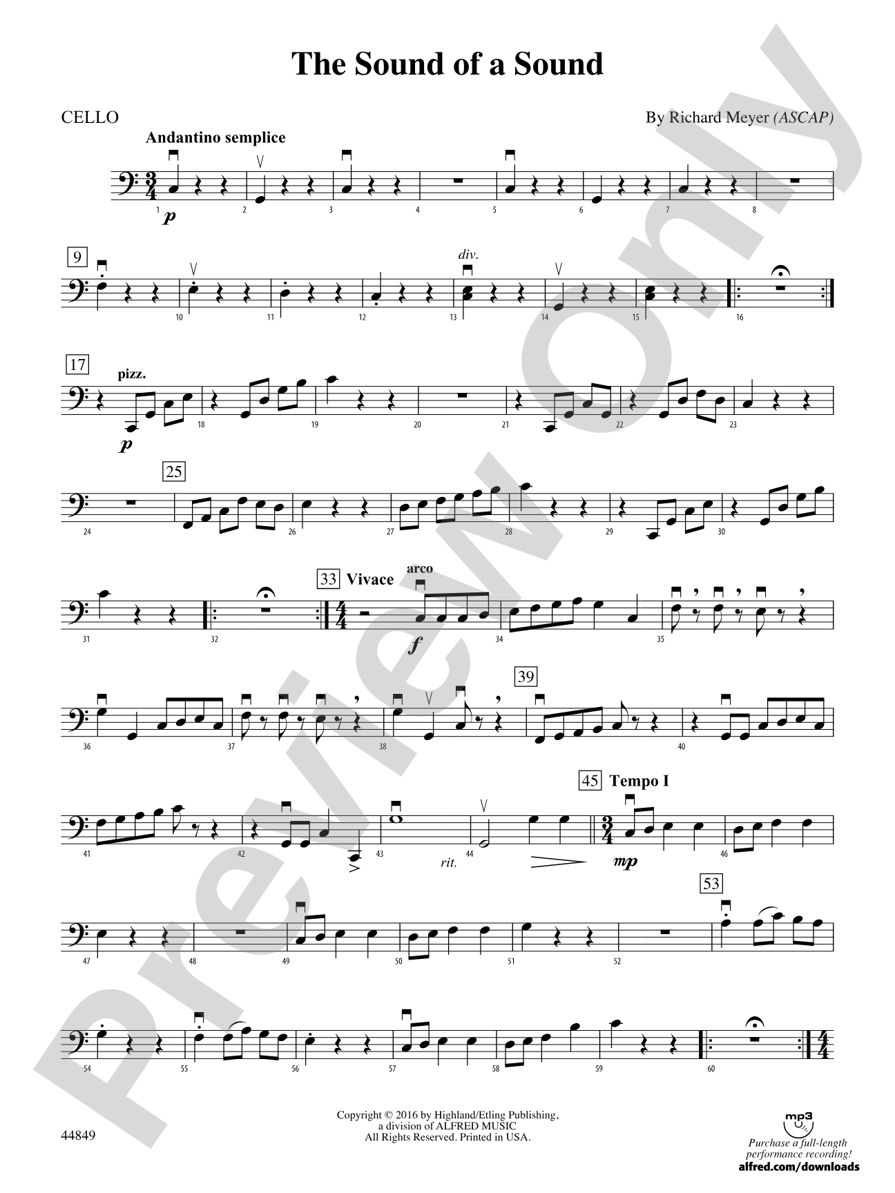 The Sound of a Sound: Cello
