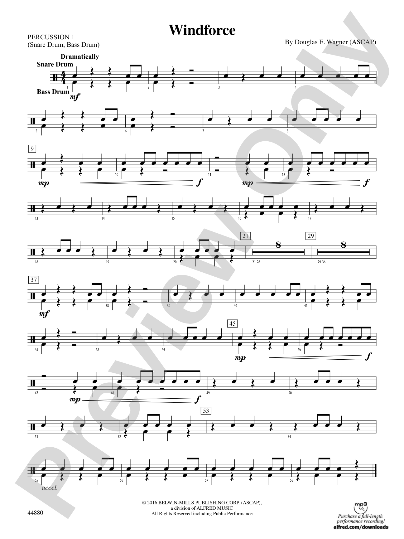 Windforce: 1st Percussion