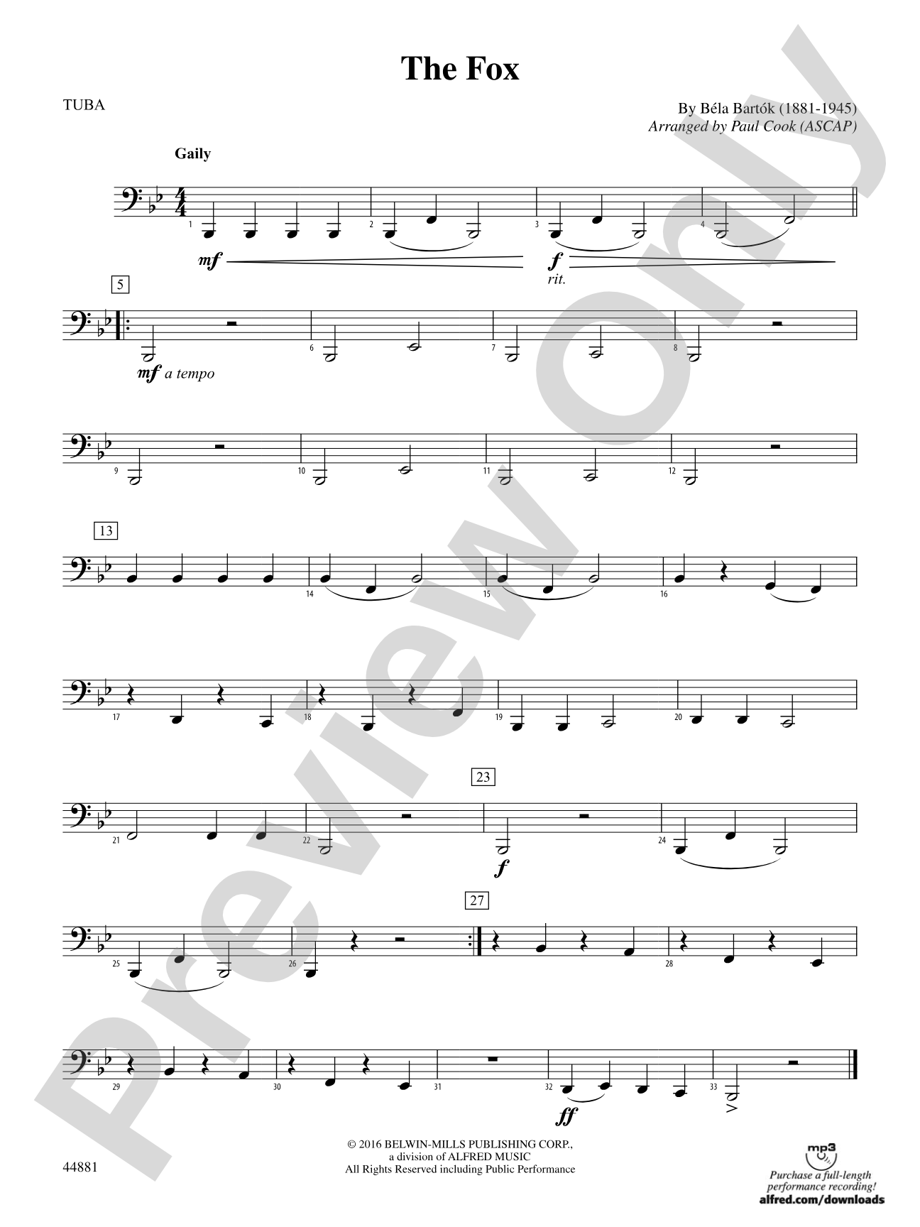 The Fox: Tuba