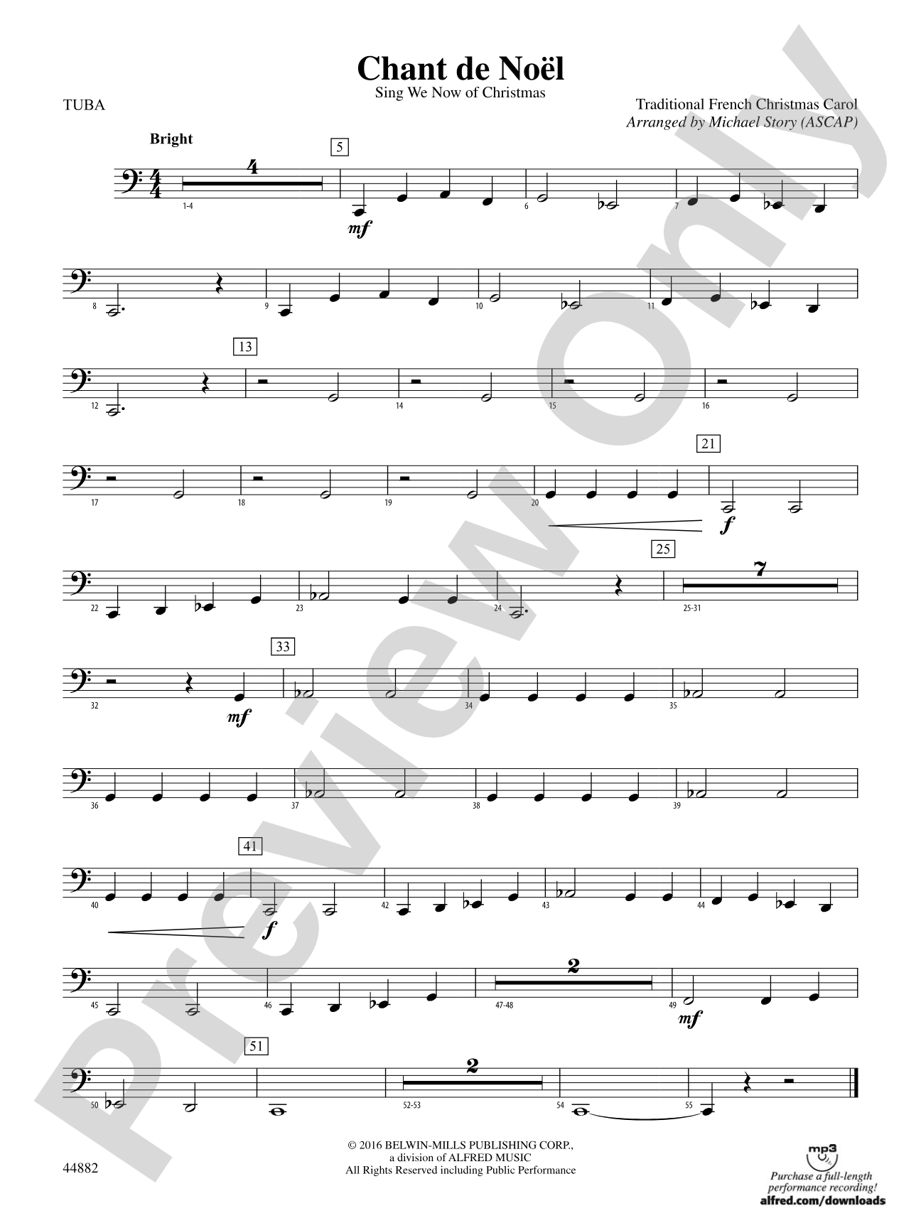 Chant de Noël: Tuba