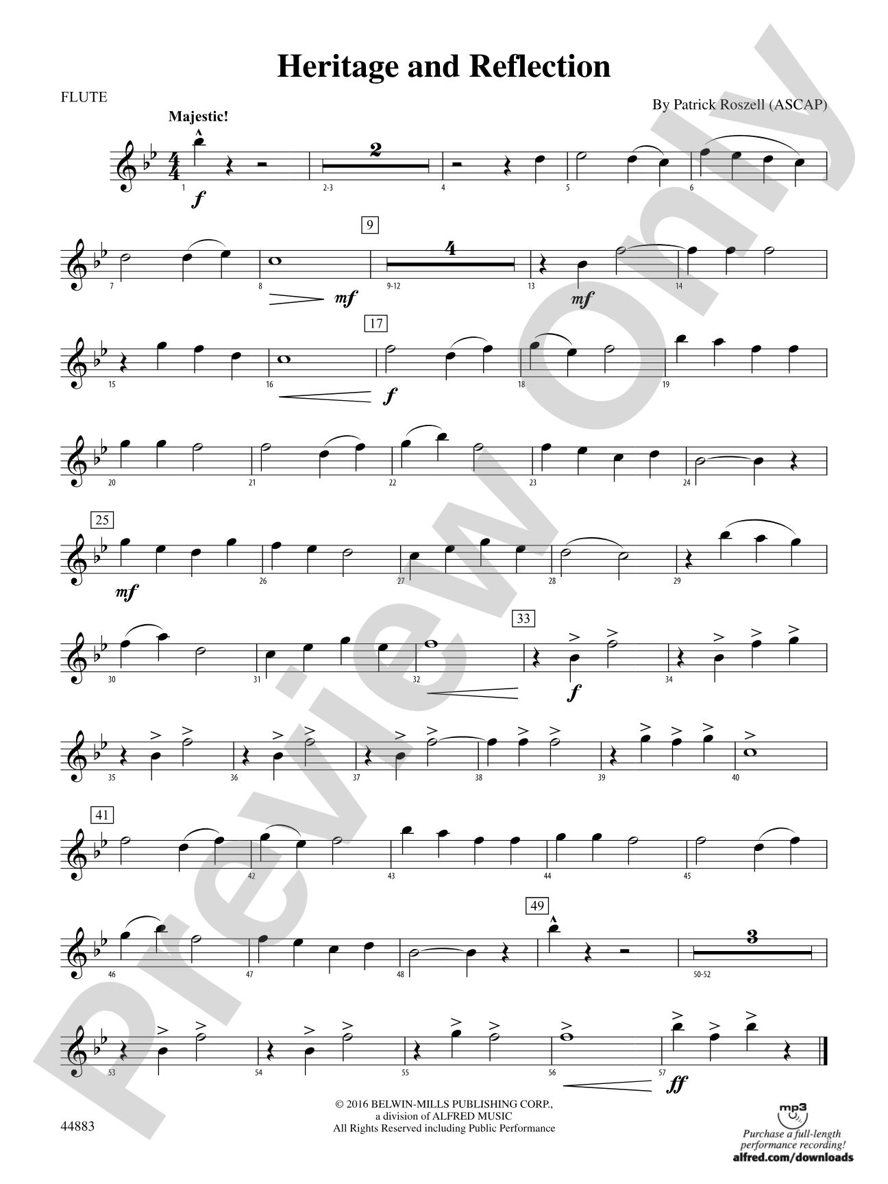 Heritage and Reflection: Flute