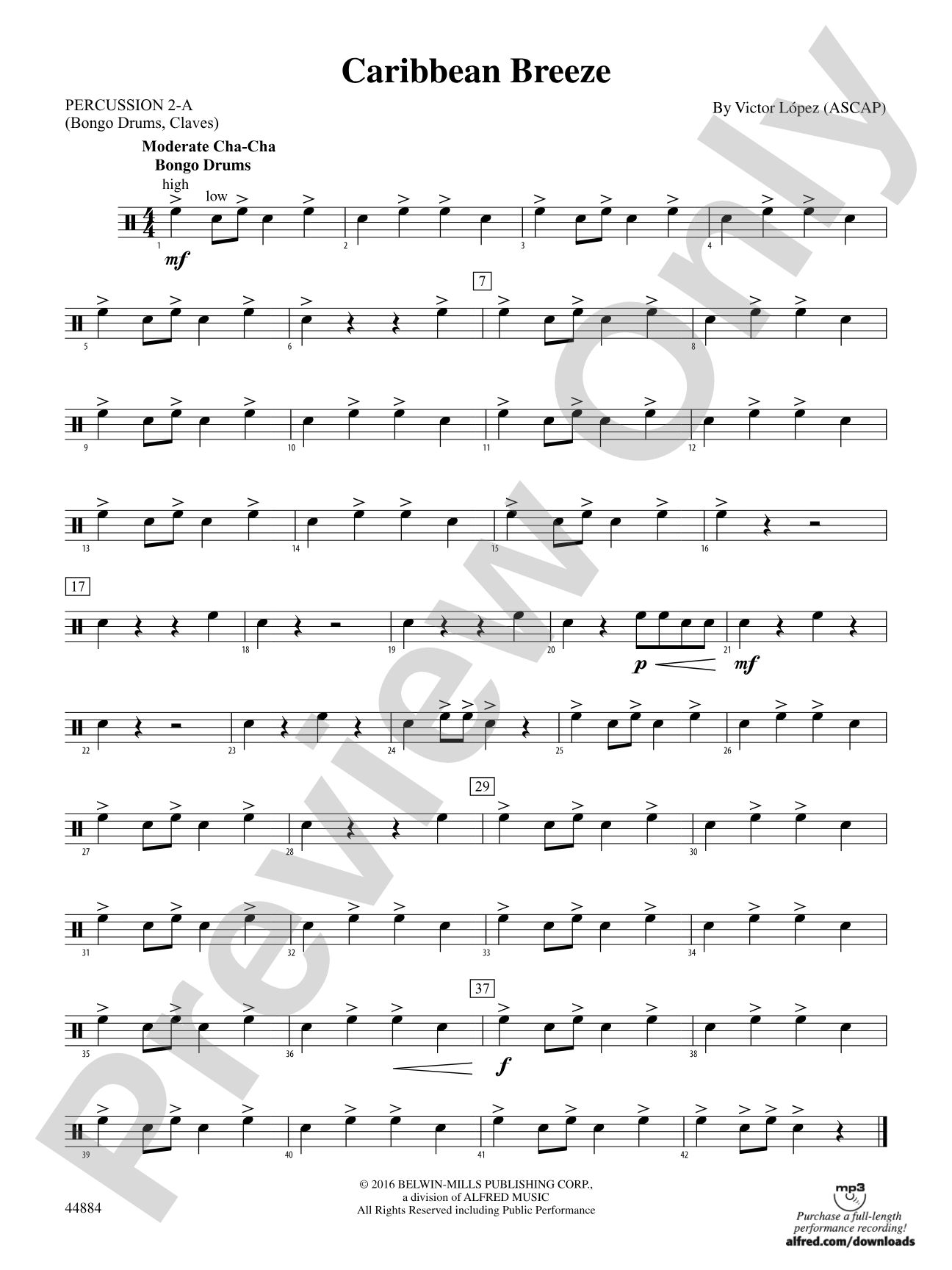 Caribbean Breeze: 5th Percussion