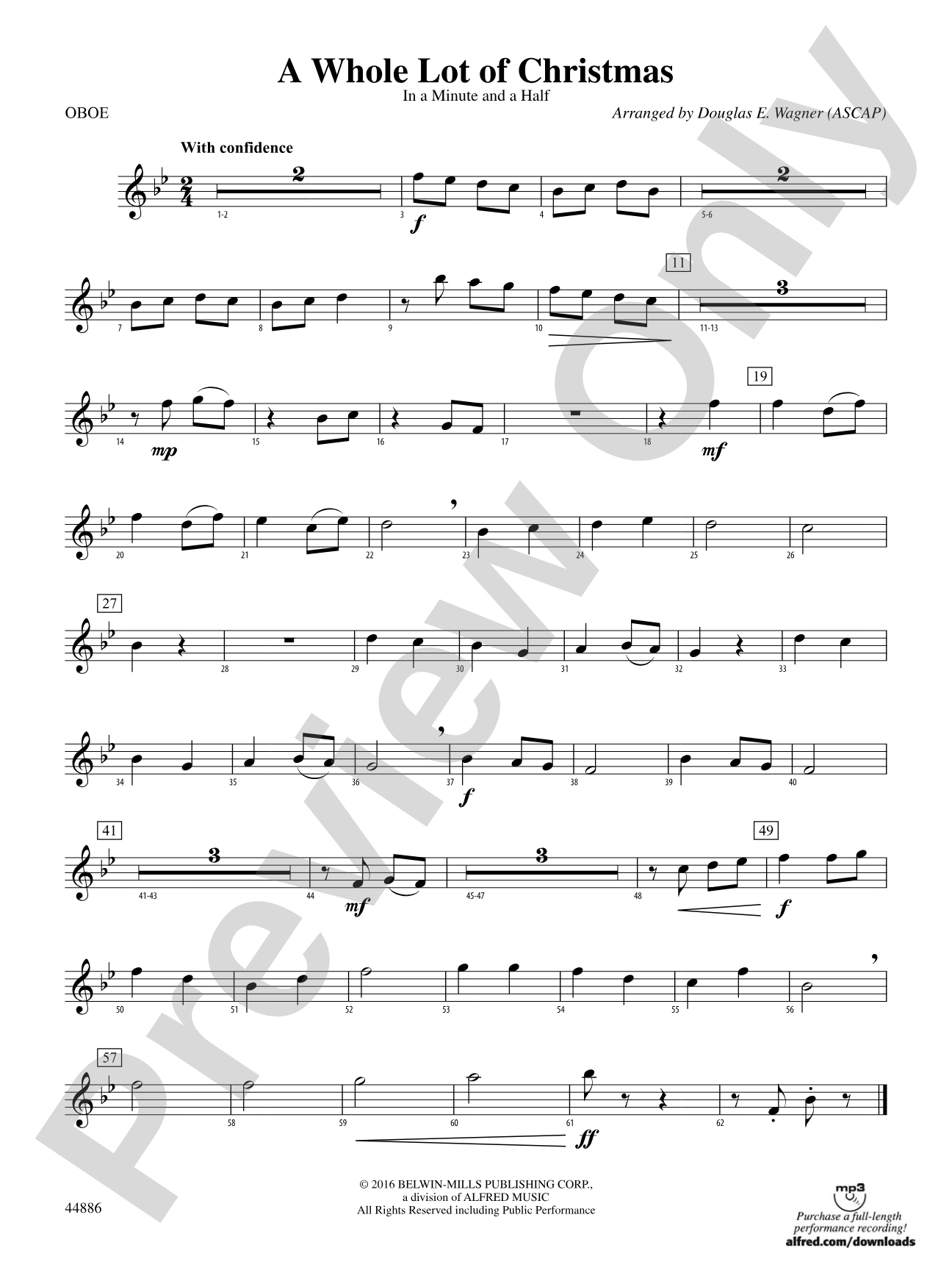 A Whole Lot of Christmas: Oboe