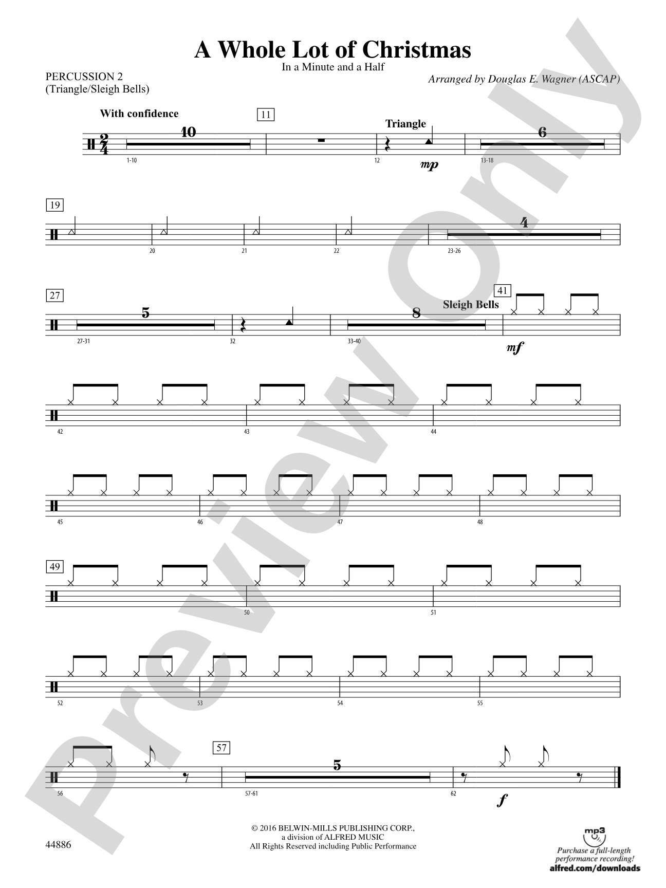 A Whole Lot of Christmas: 2nd Percussion