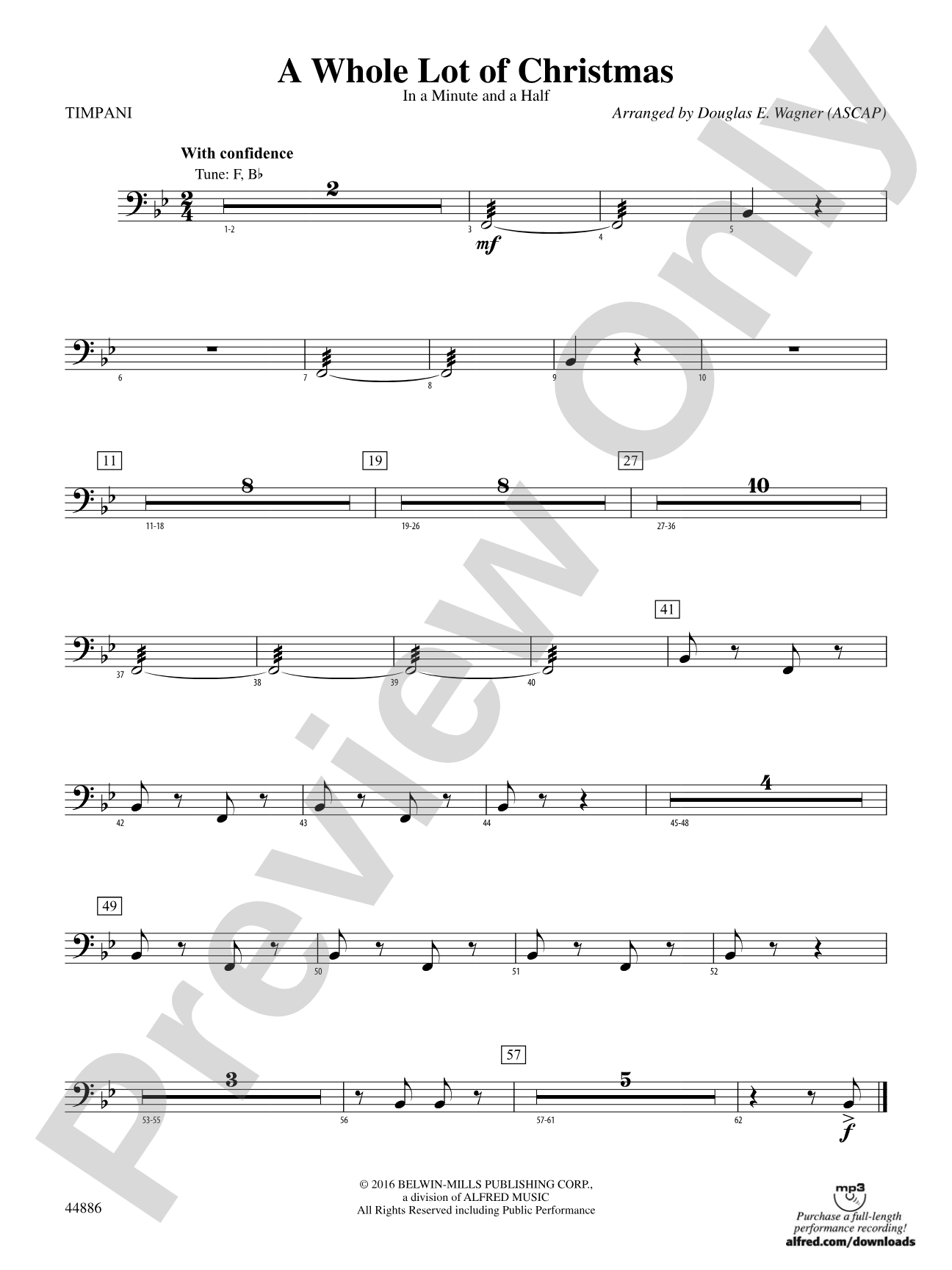 A Whole Lot of Christmas: Timpani