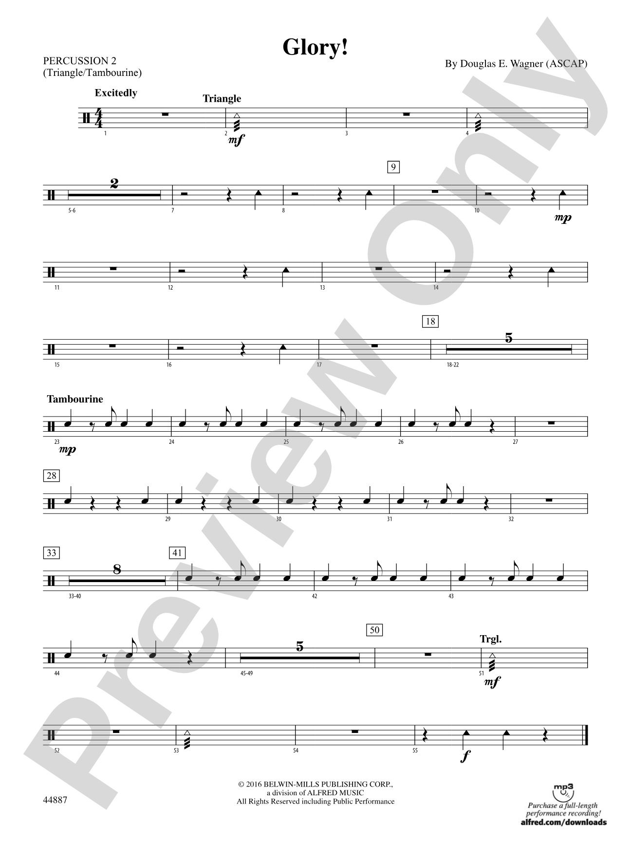 Glory!: 2nd Percussion