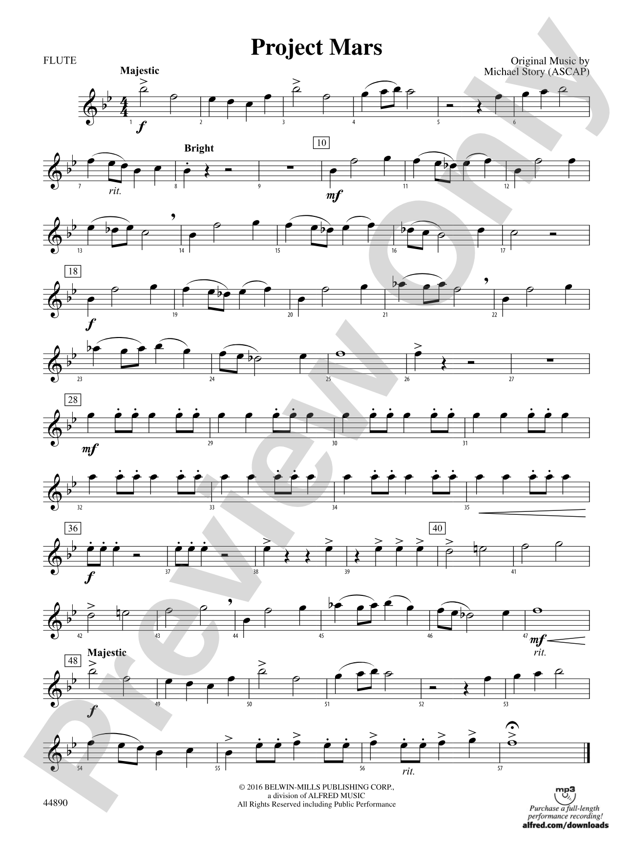 Project Mars: Flute