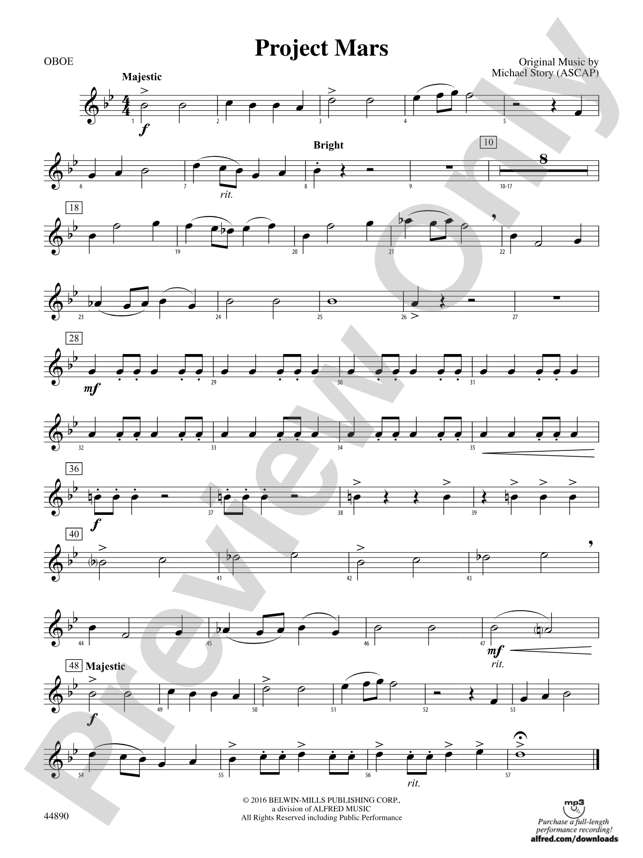 Project Mars: Oboe