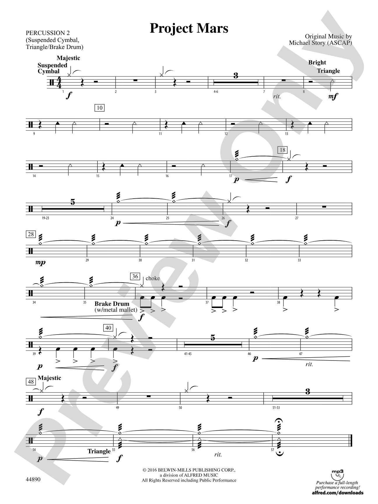 Project Mars: 2nd Percussion