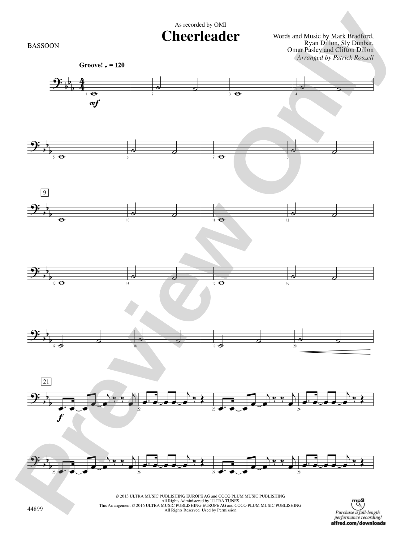 Cheerleader: Bassoon