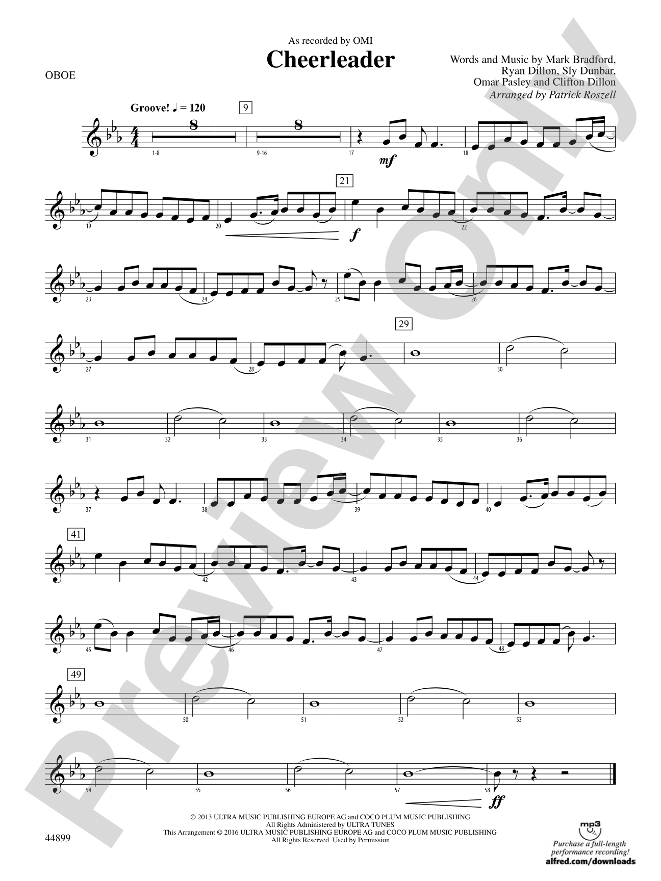 Cheerleader: Oboe
