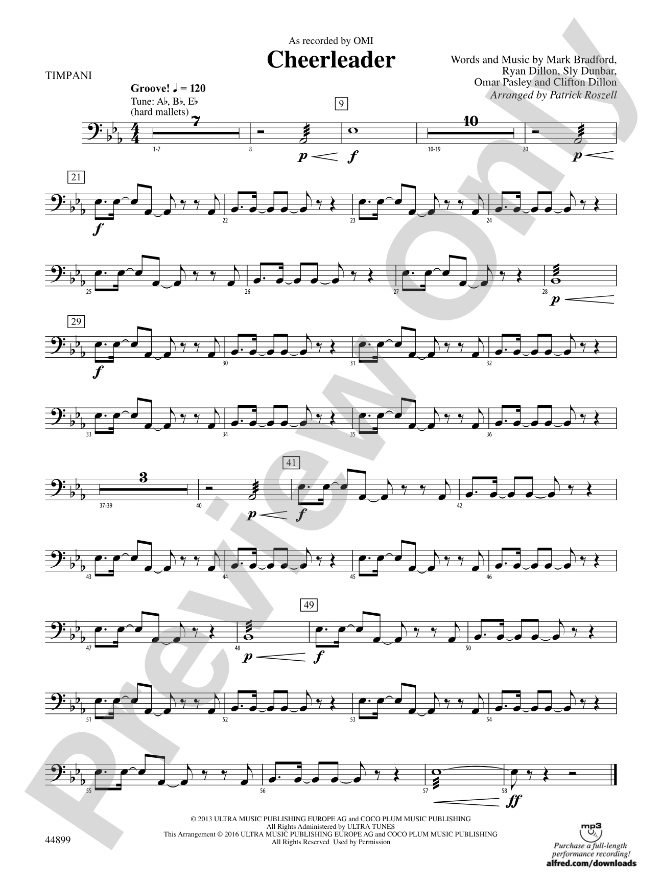Cheerleader: Timpani