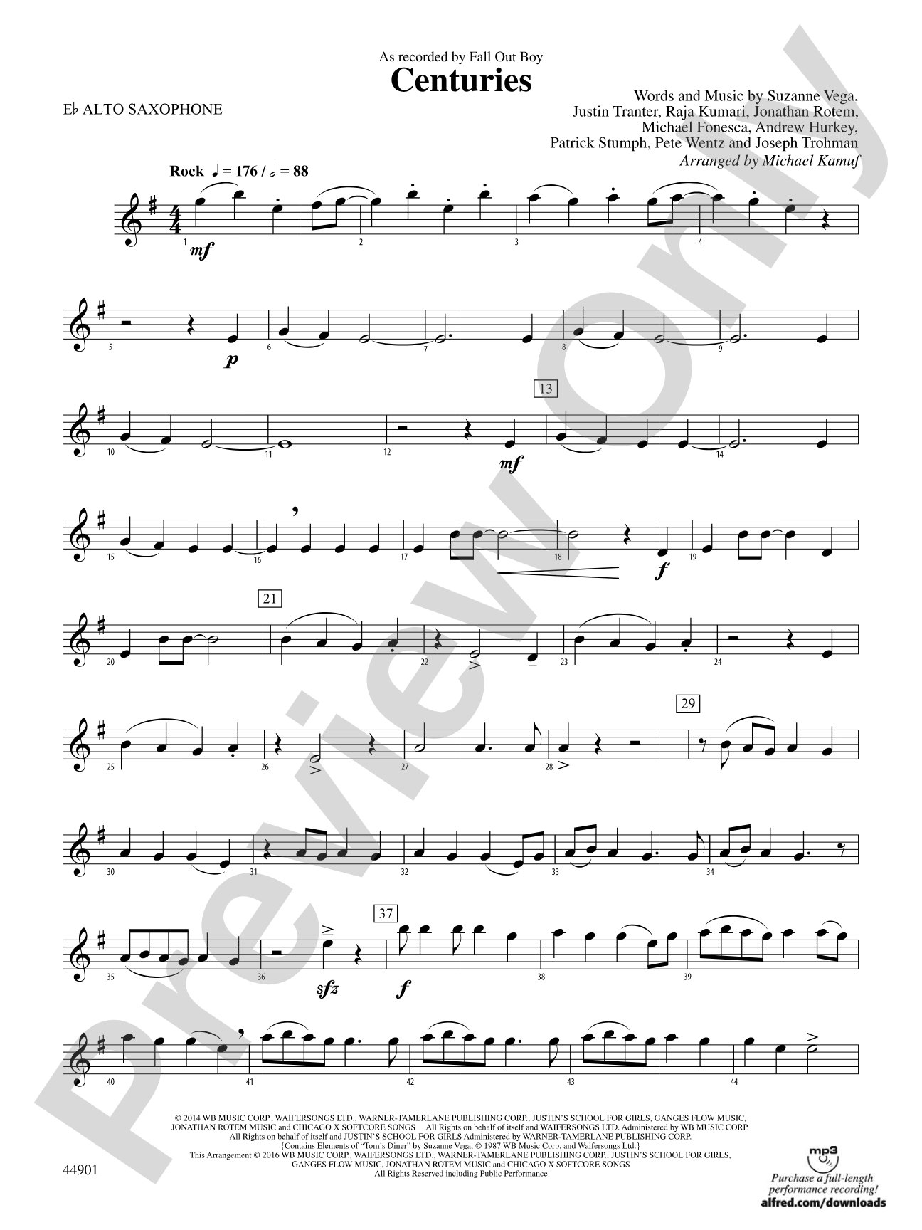 Centuries: E-flat Alto Saxophone