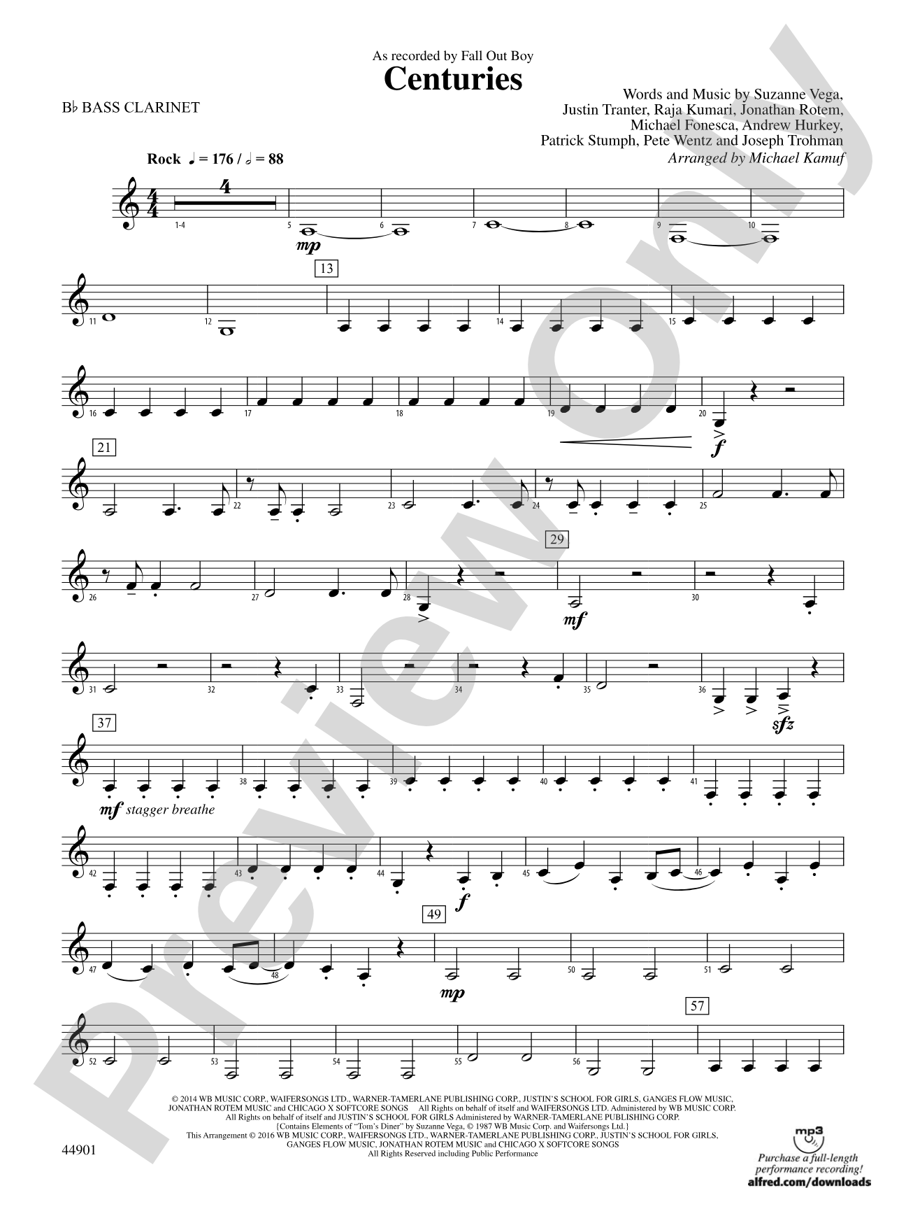 Centuries: B-flat Bass Clarinet