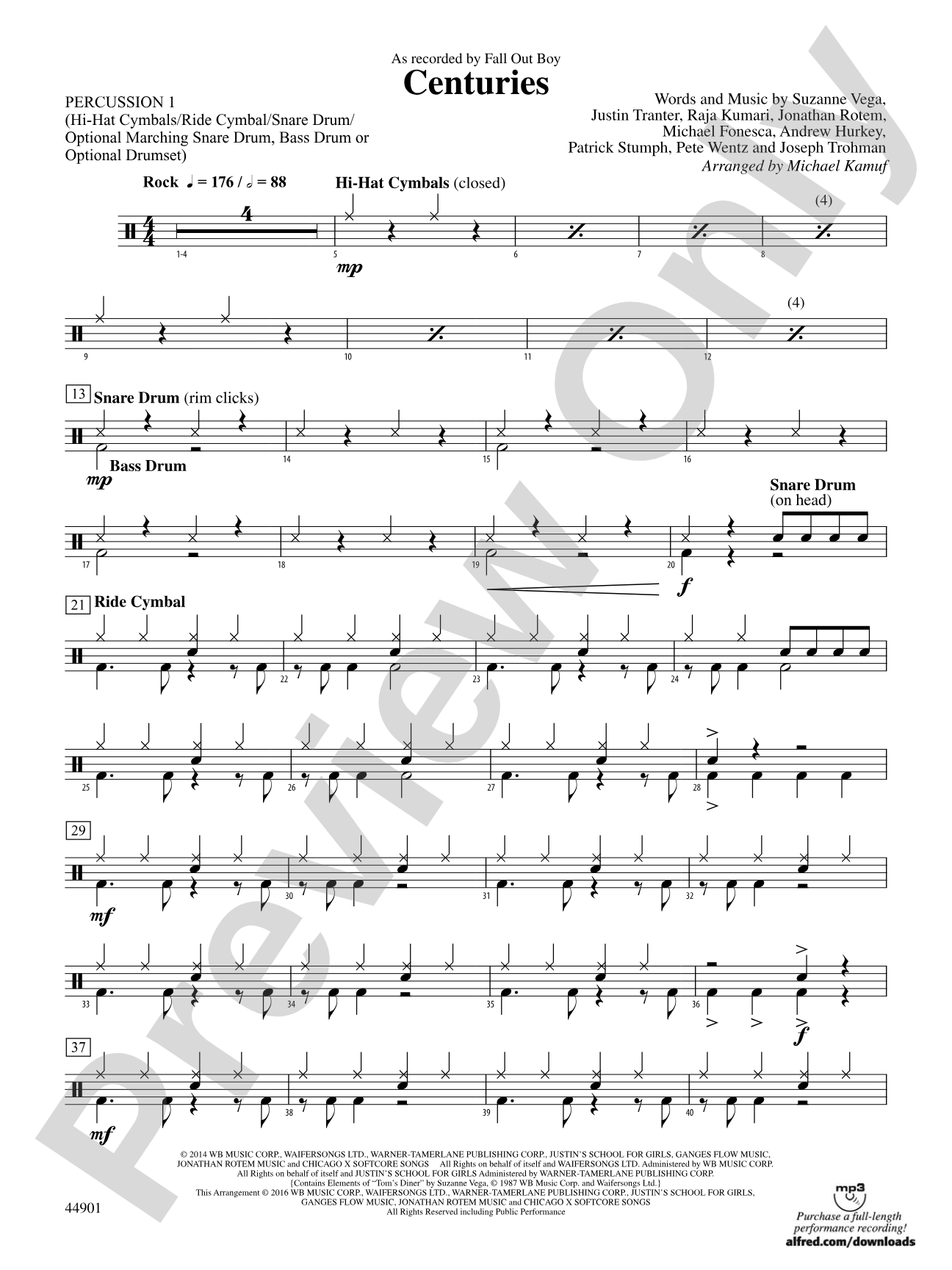 Centuries: 1st Percussion