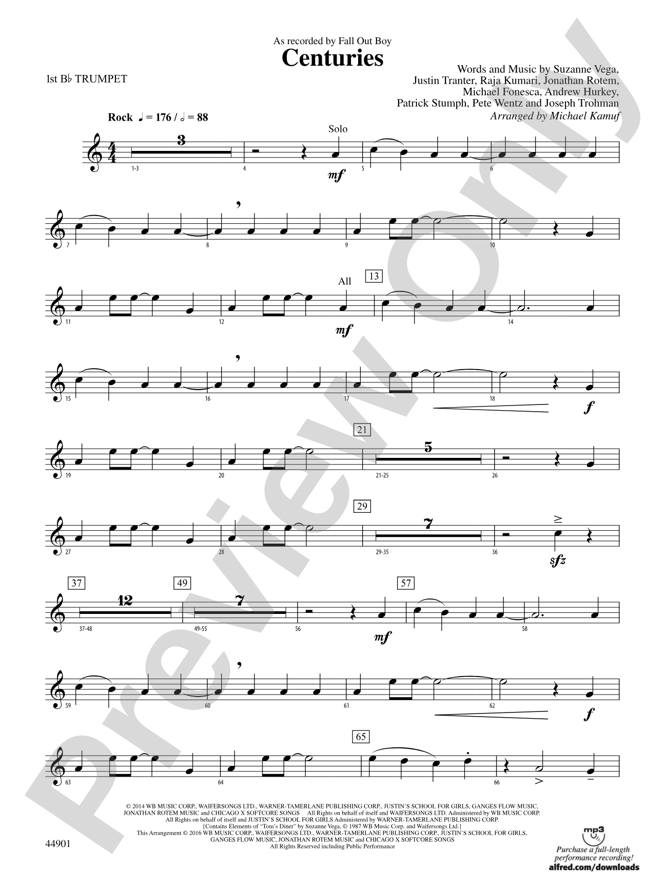 Centuries: 1st B-flat Trumpet