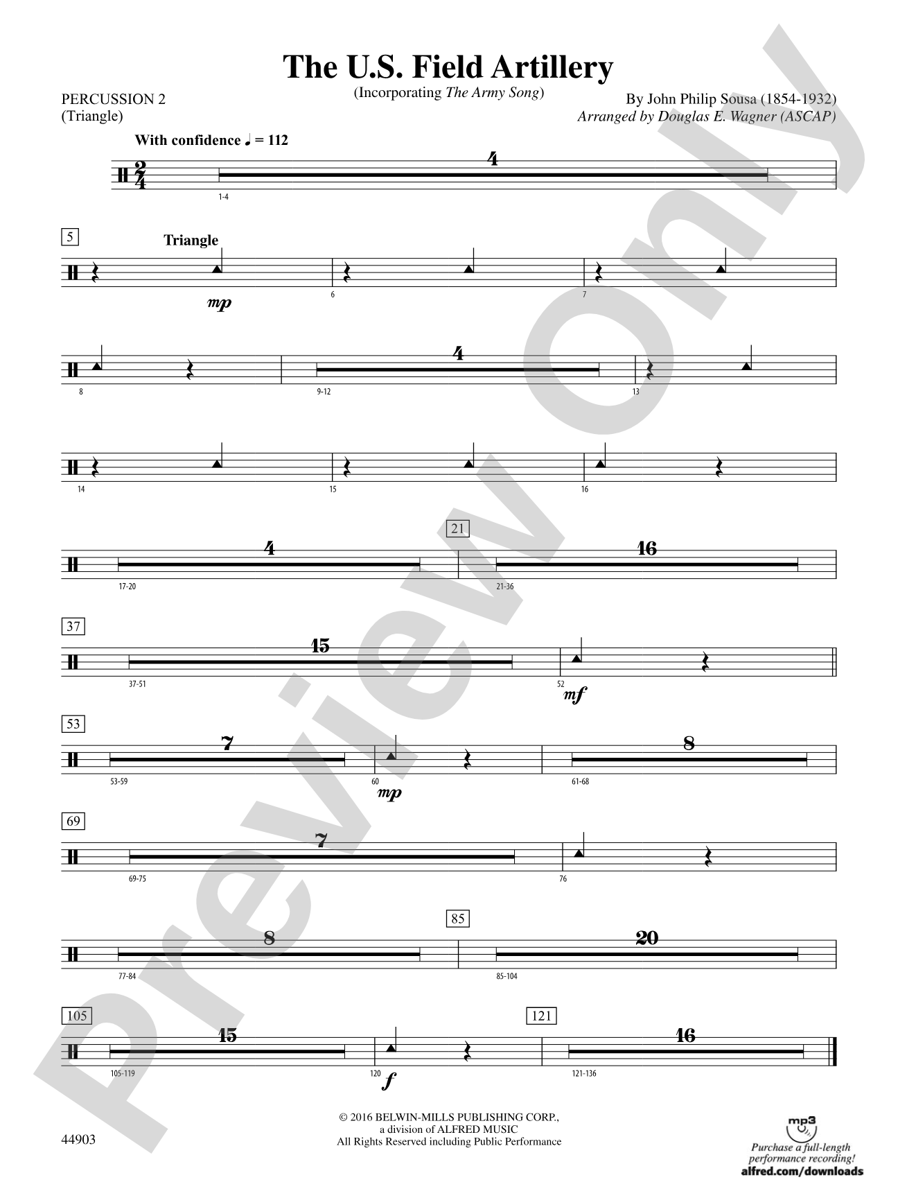 The U.S. Field Artillery: 2nd Percussion