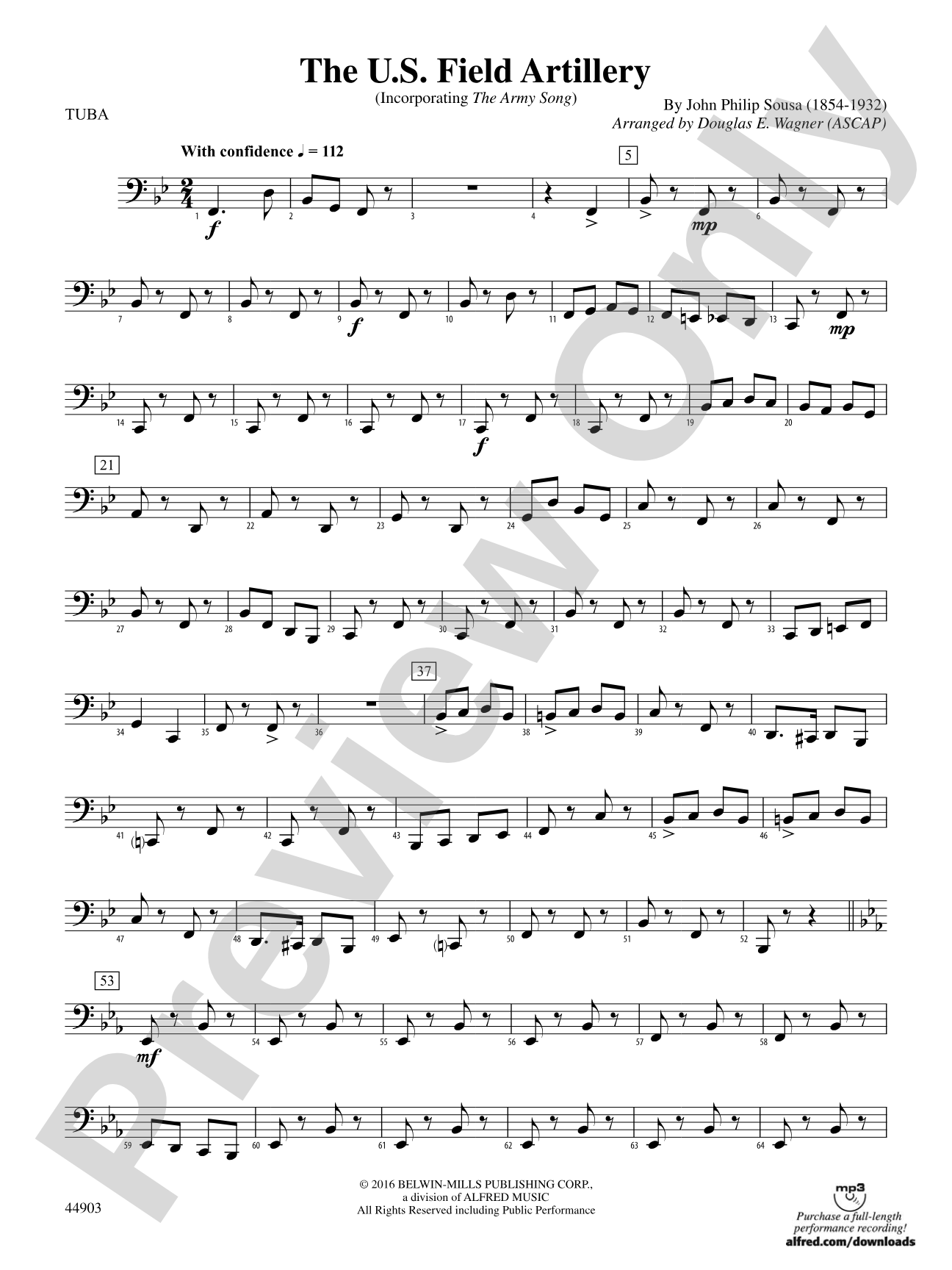 The U.S. Field Artillery: Tuba