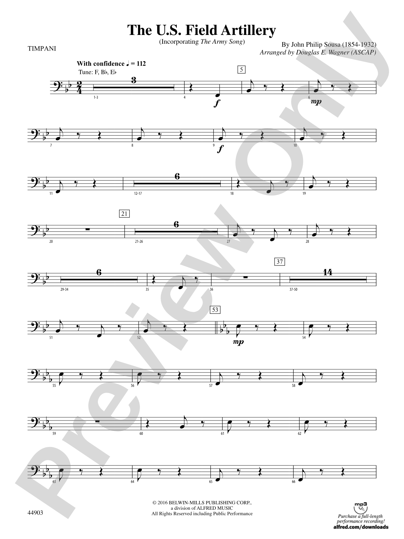 The U.S. Field Artillery: Timpani