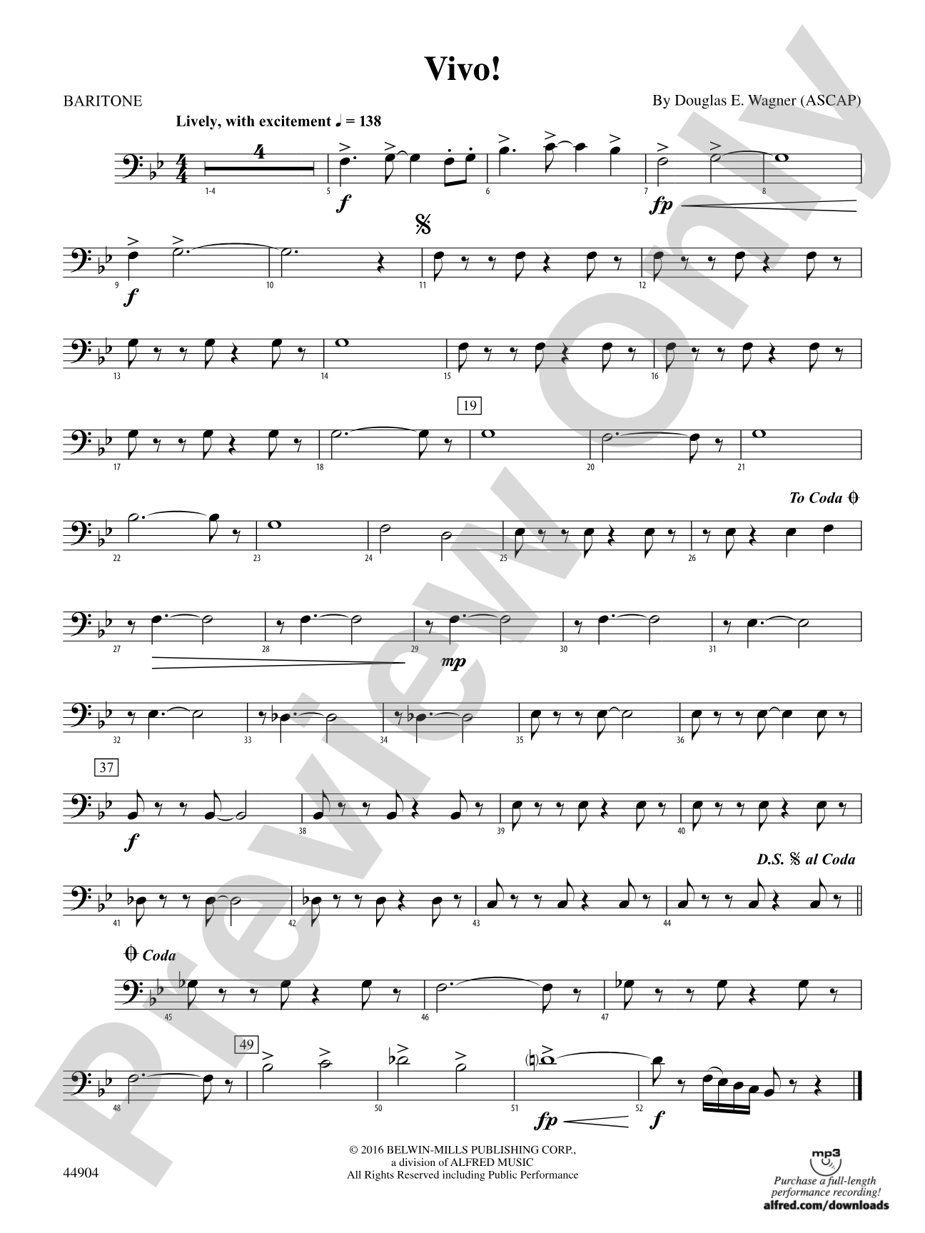 Vivo!: Baritone B.C.