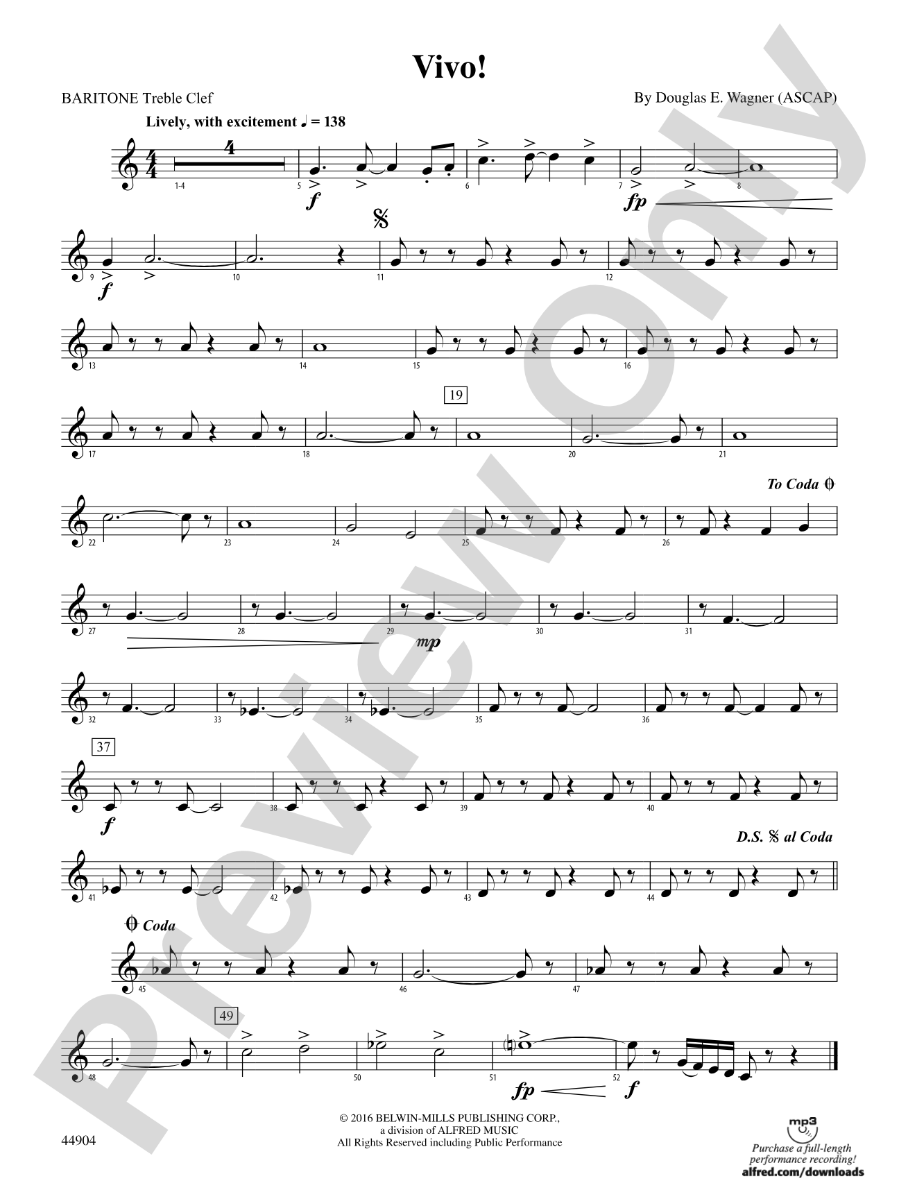 Vivo!: Baritone T.C.