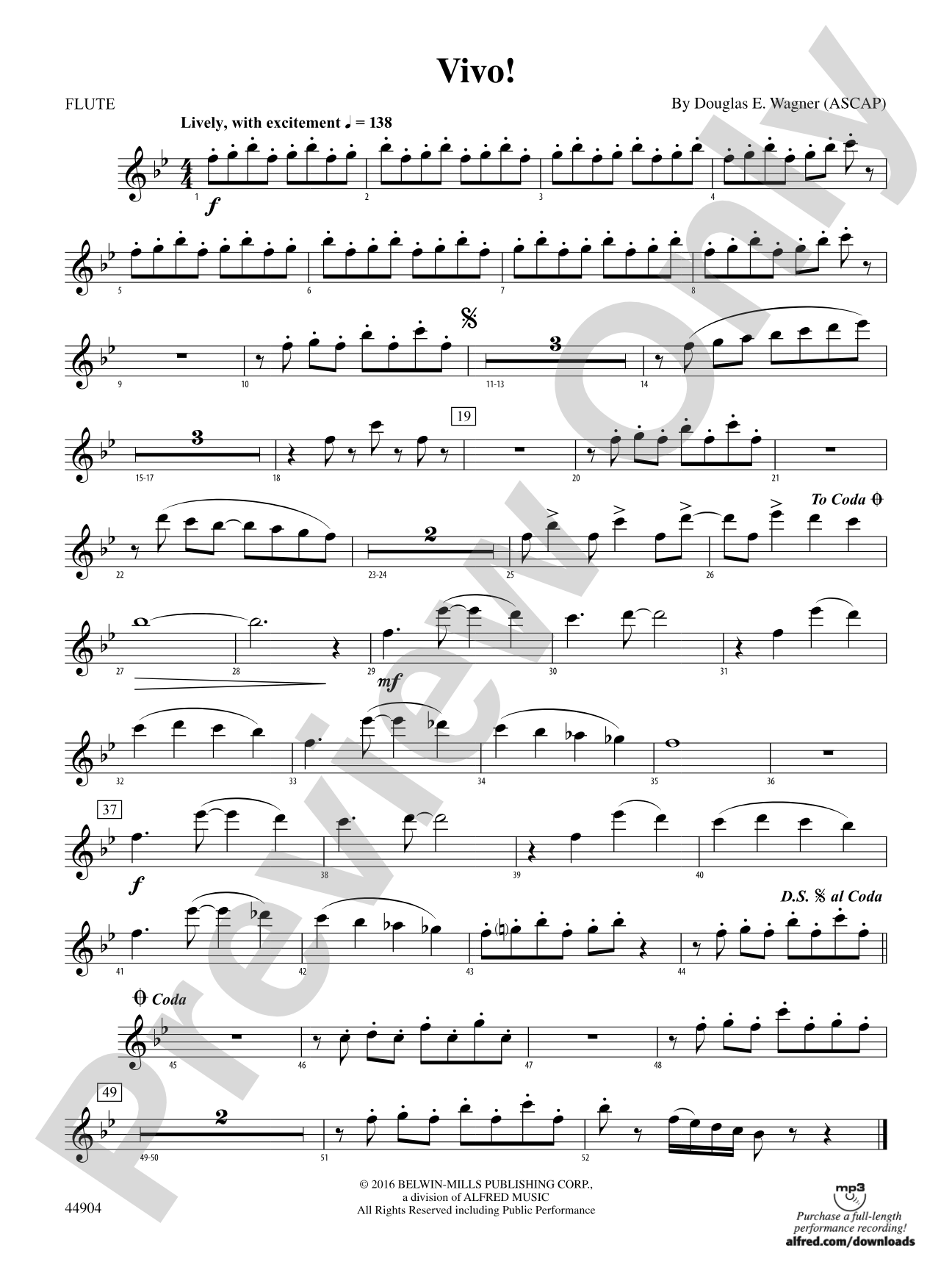 Vivo!: Flute