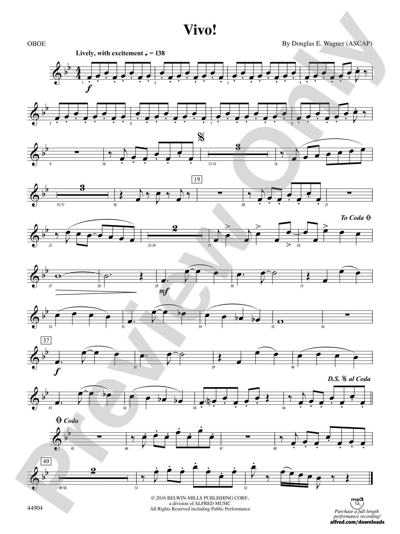 Vivo!: Oboe