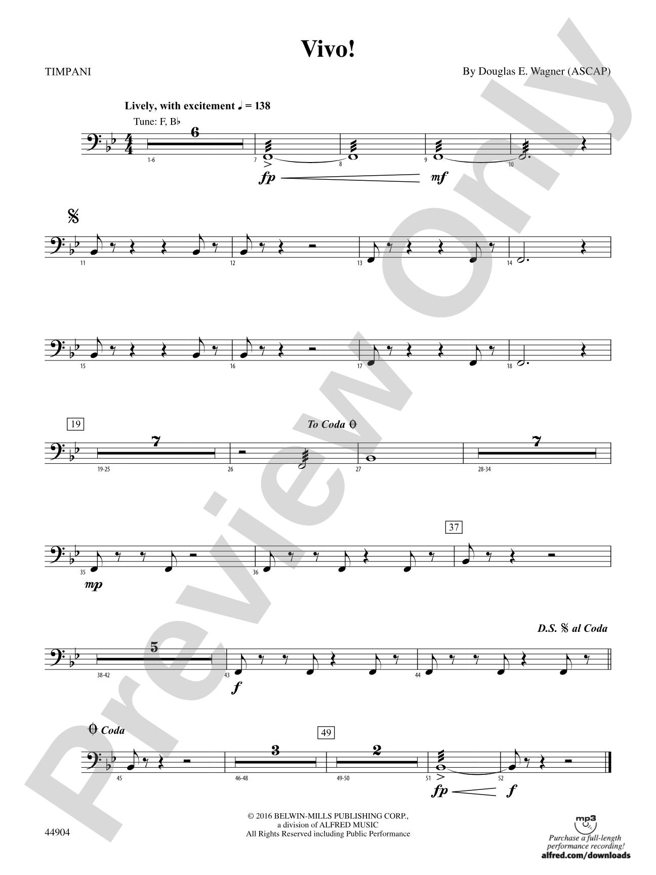 Vivo!: Timpani