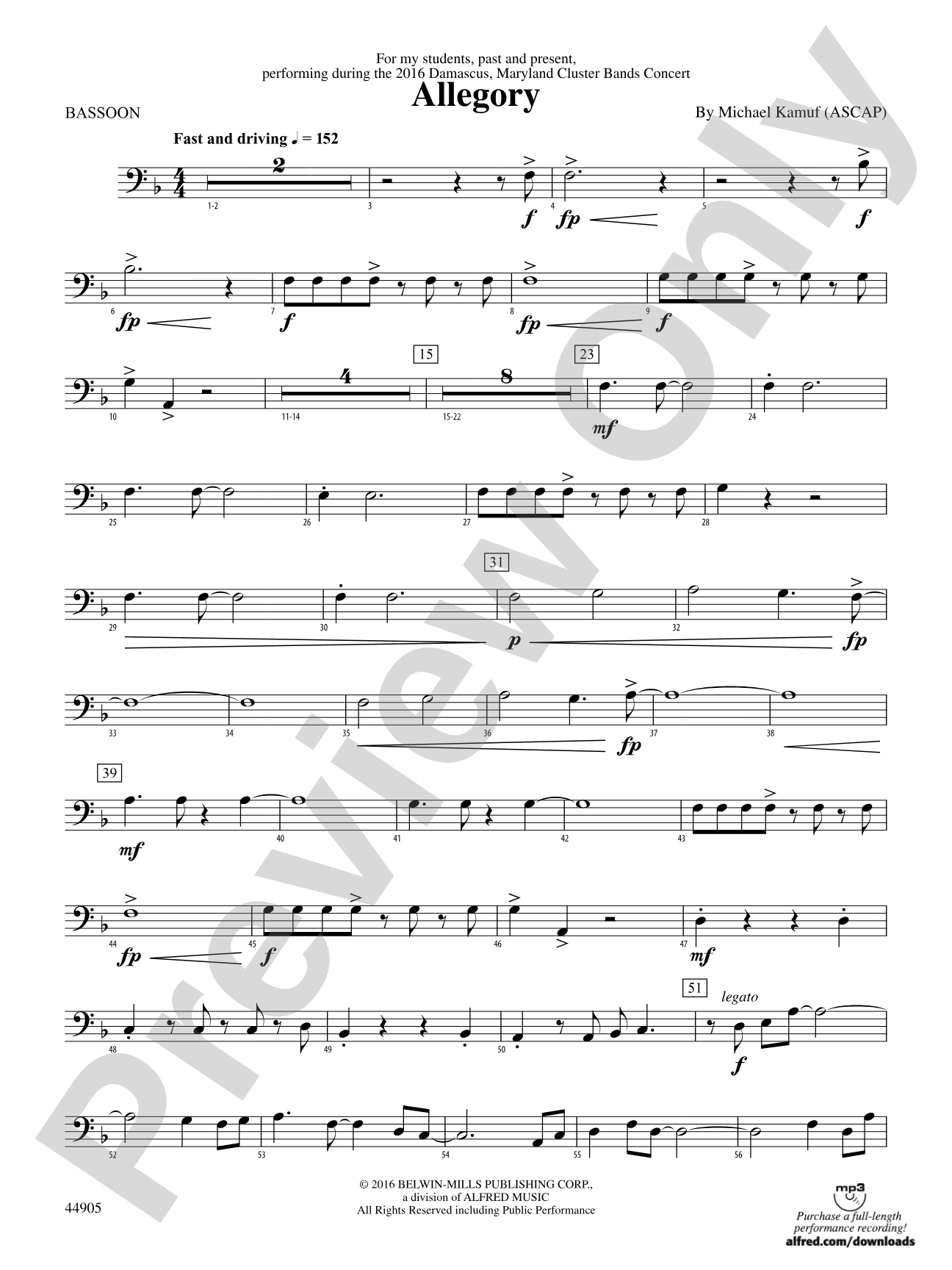 Allegory: Bassoon