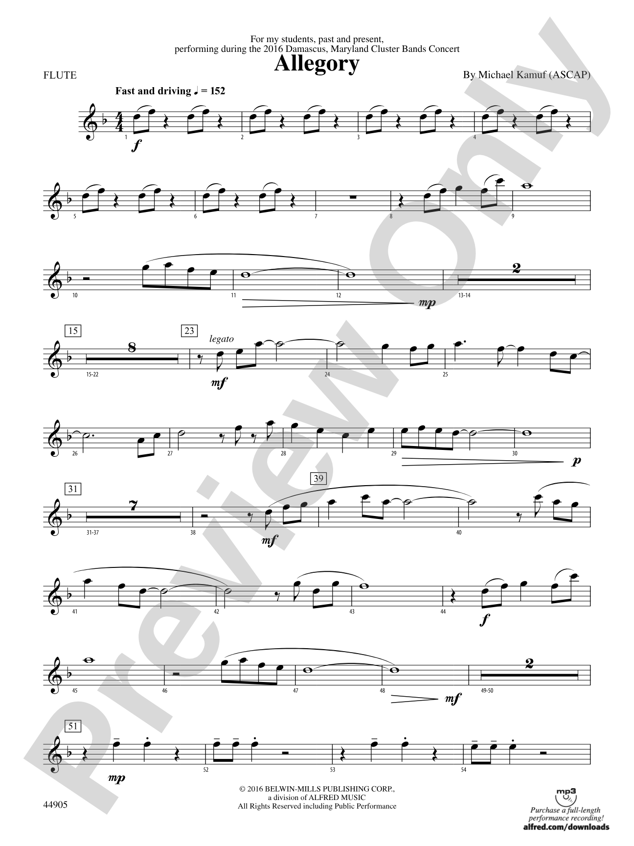 Allegory: Flute