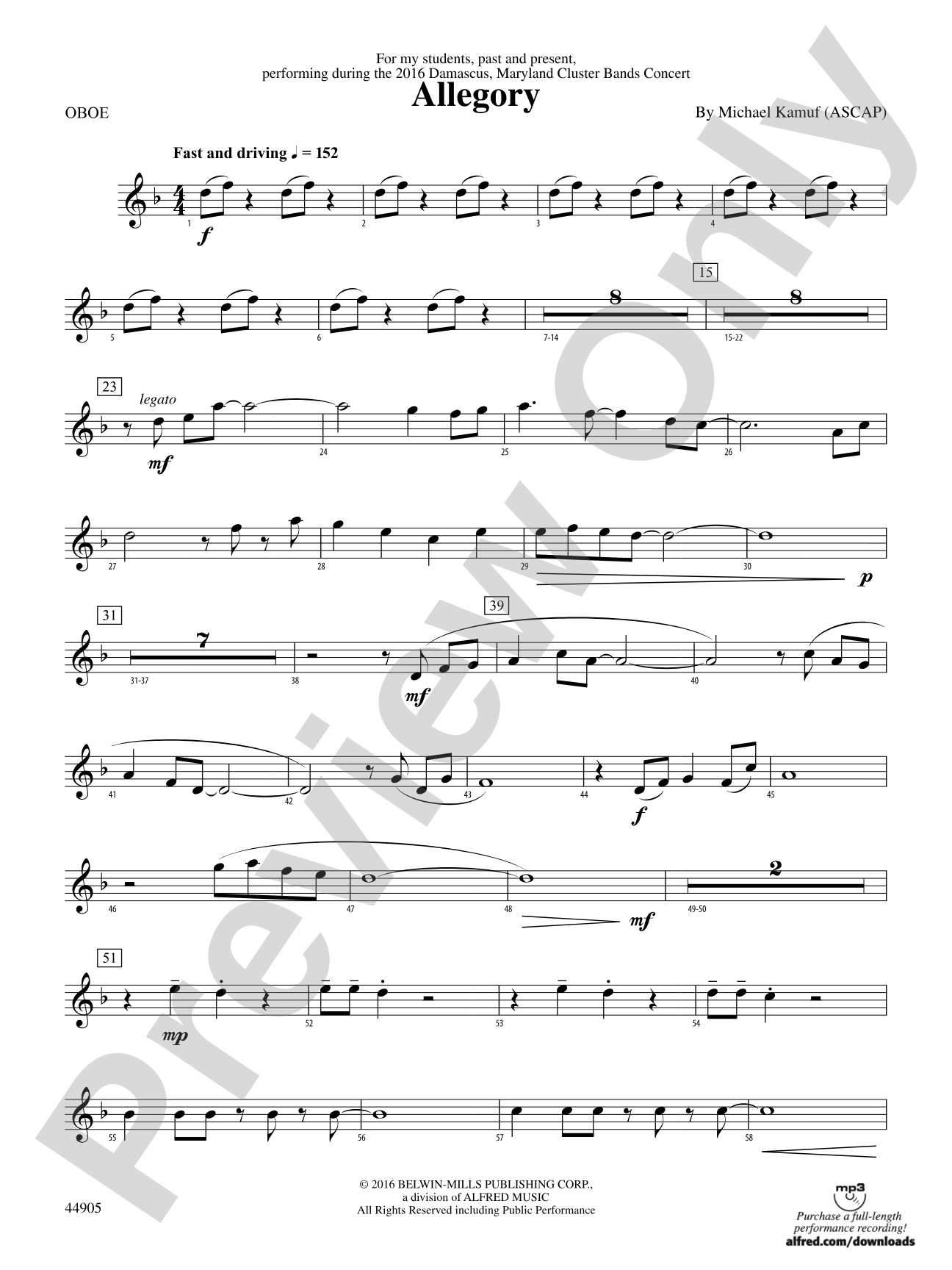 Allegory: Oboe