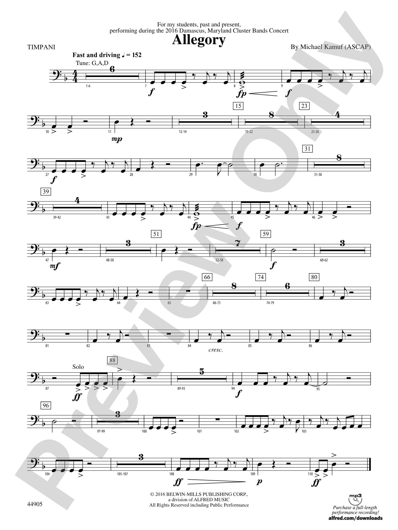 Allegory: Timpani