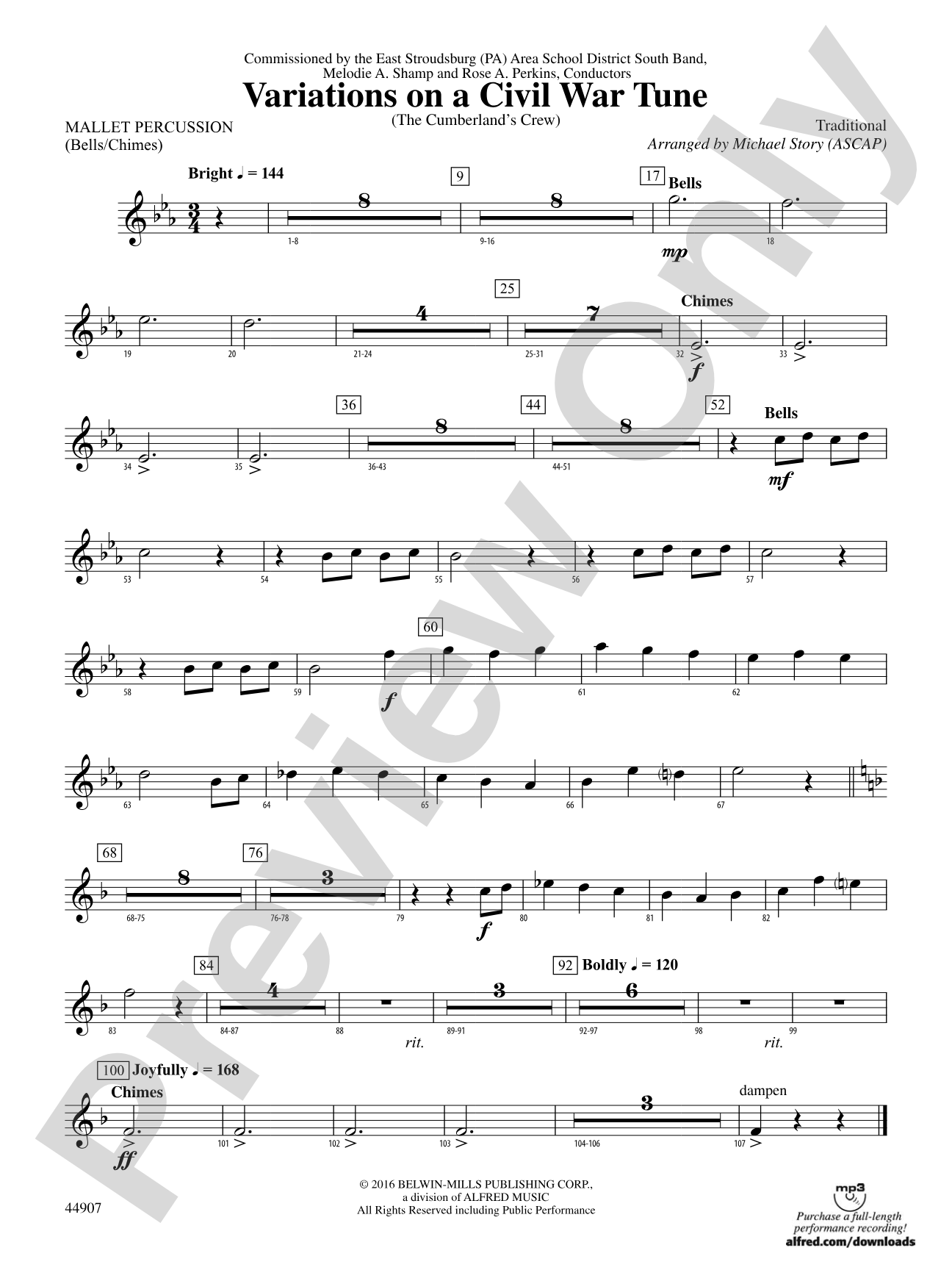 Variations on a Civil War Tune: Mallets