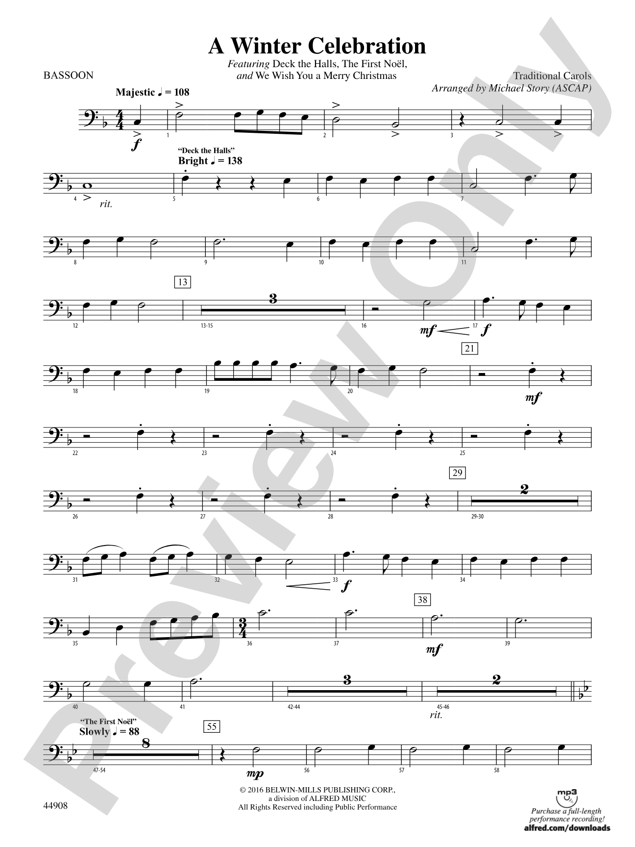 A Winter Celebration: Bassoon