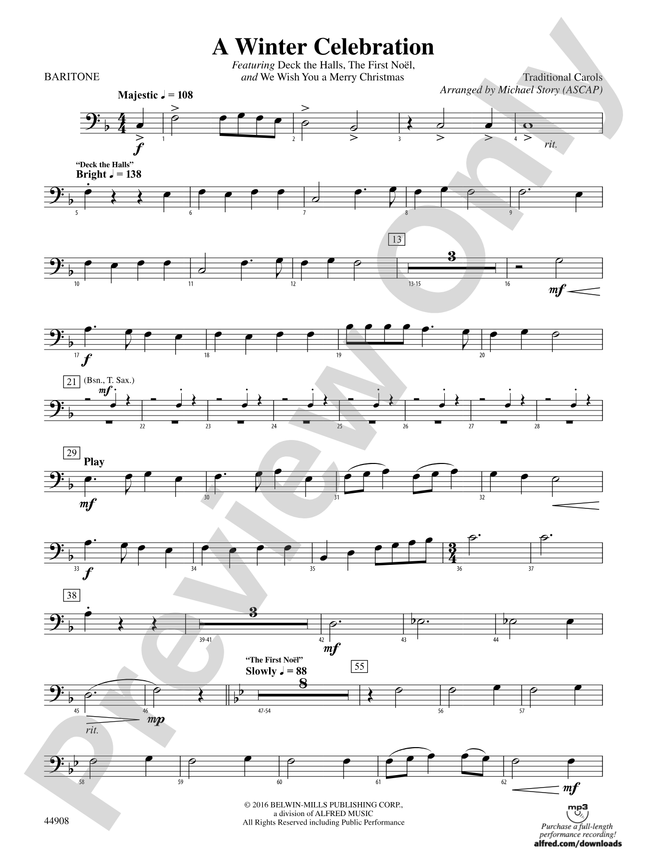 A Winter Celebration: Baritone B.C.