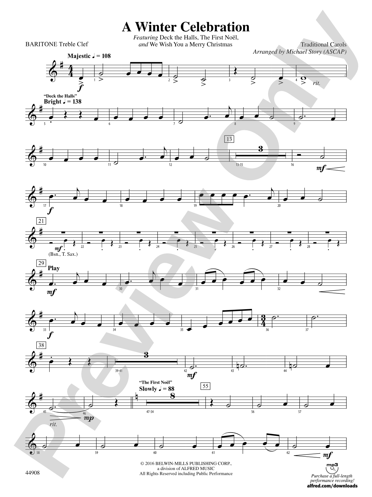 A Winter Celebration: Baritone T.C.