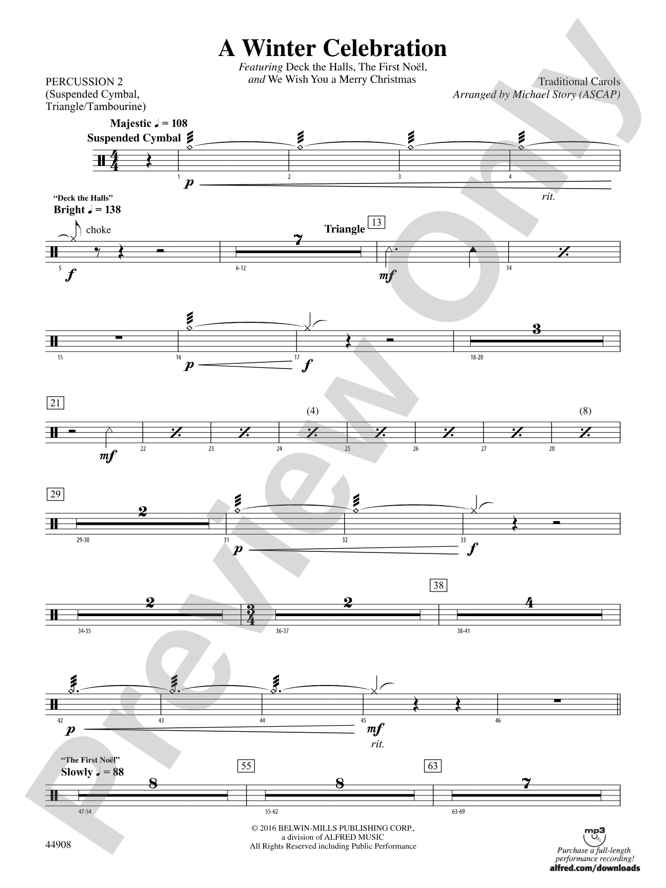 A Winter Celebration: 2nd Percussion