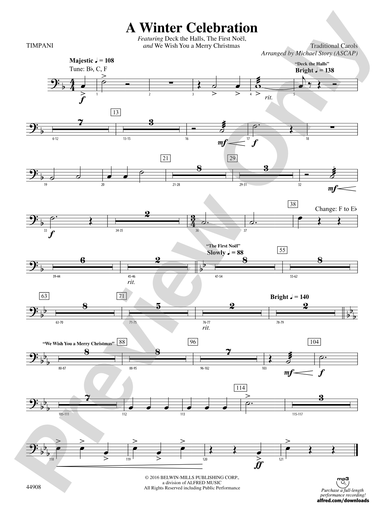 A Winter Celebration: Timpani