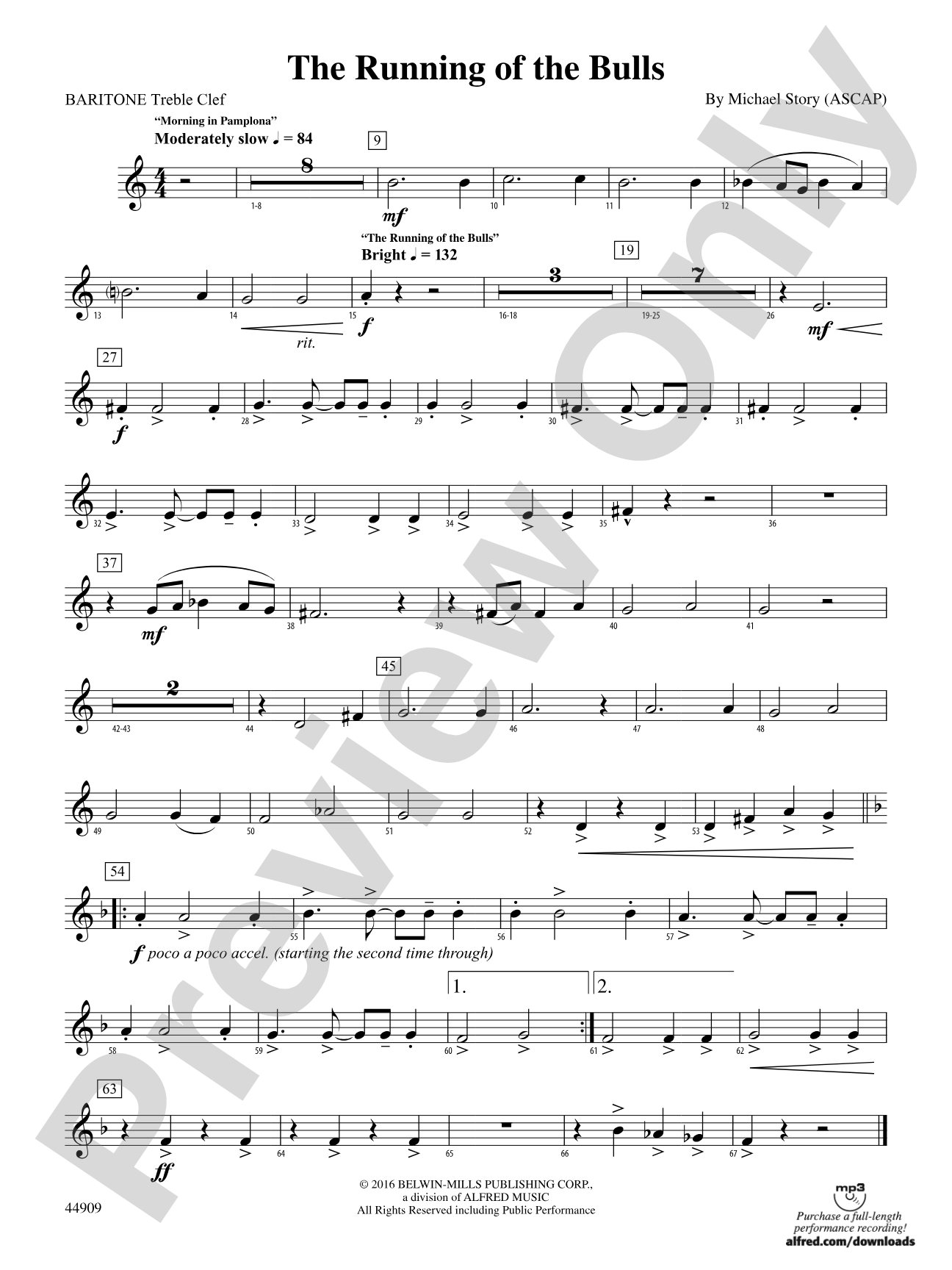 The Running of the Bulls: Baritone T.C.