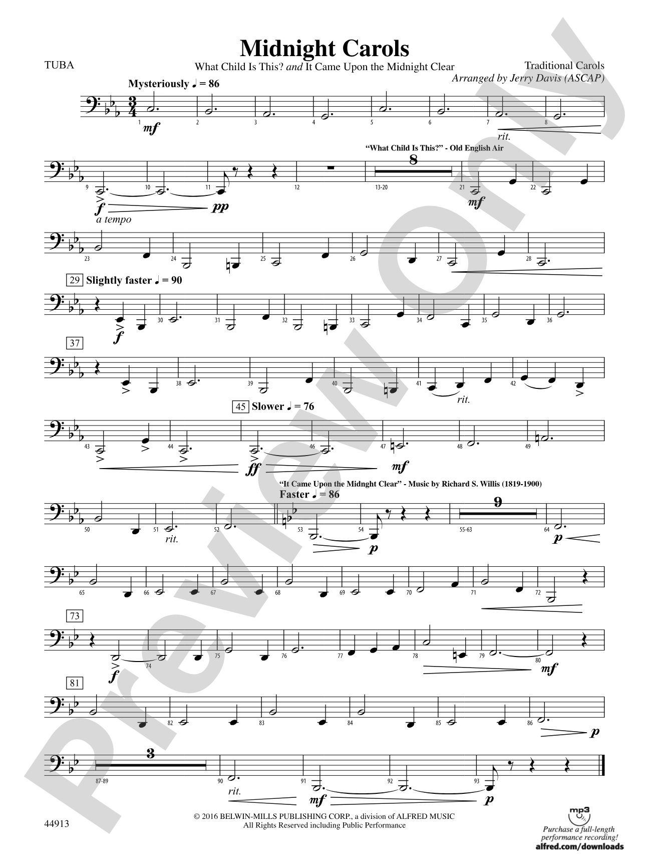 Midnight Carols: Tuba