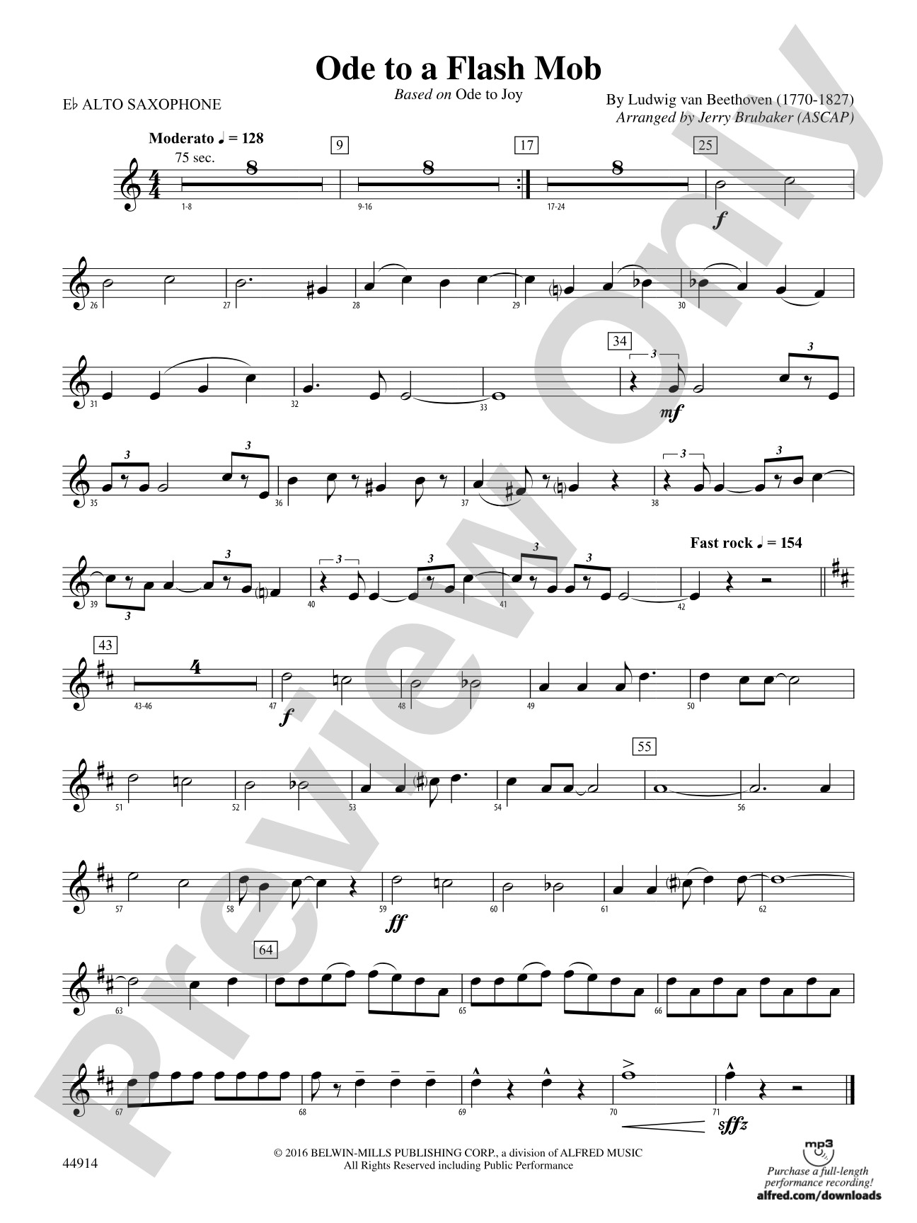 Ode to a Flash Mob: E-flat Alto Saxophone